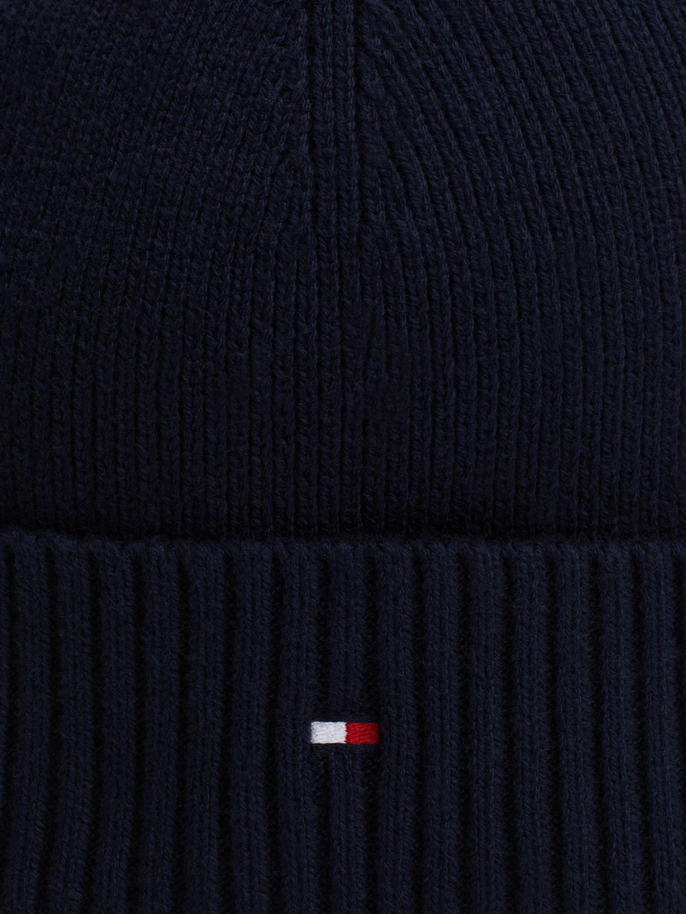 Gorro Solid Con Logo Azul Tommy Hilfiger-2