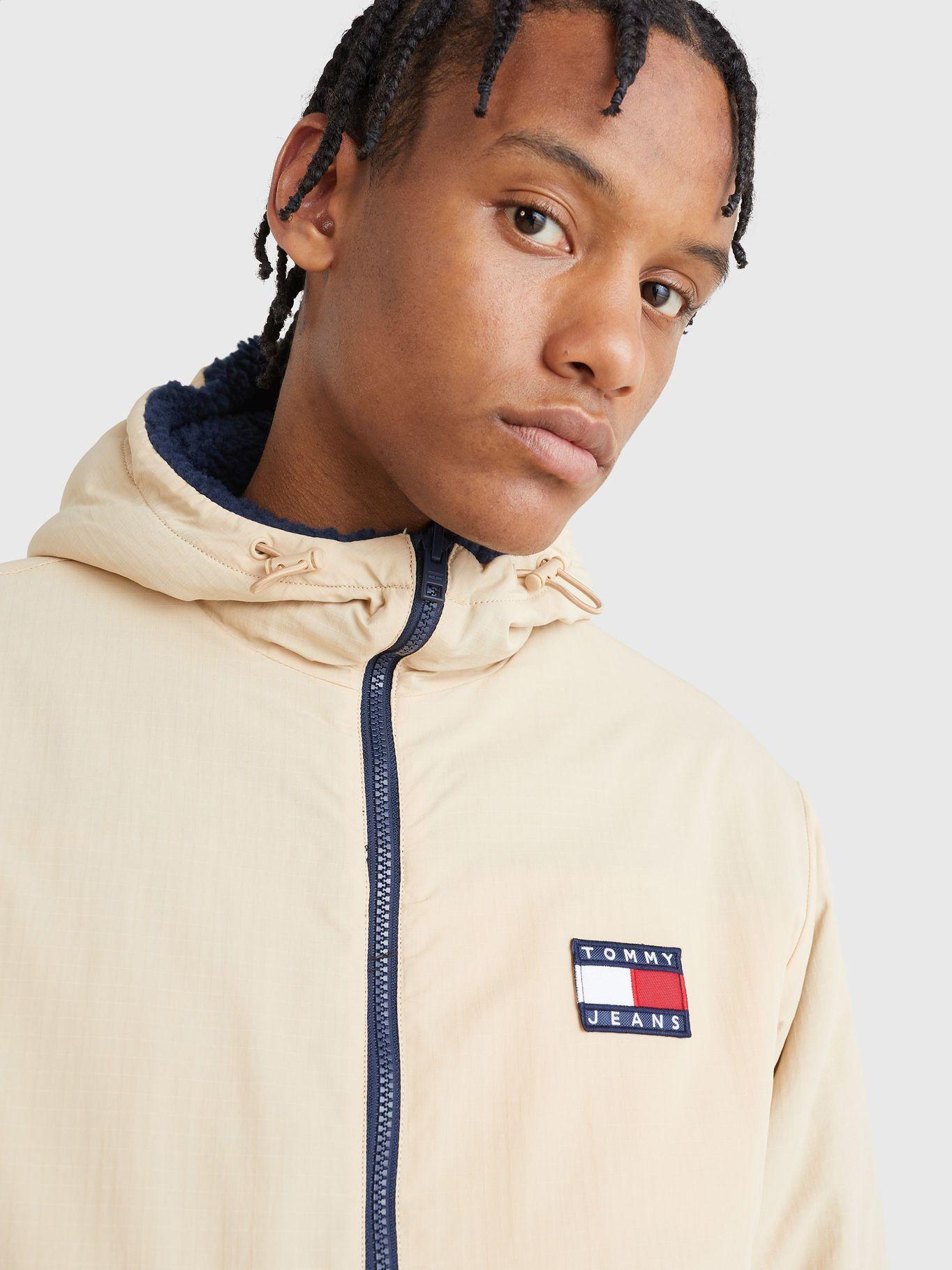 Chaqueta Reversible Sherpa Azul Tommy Jeans-6