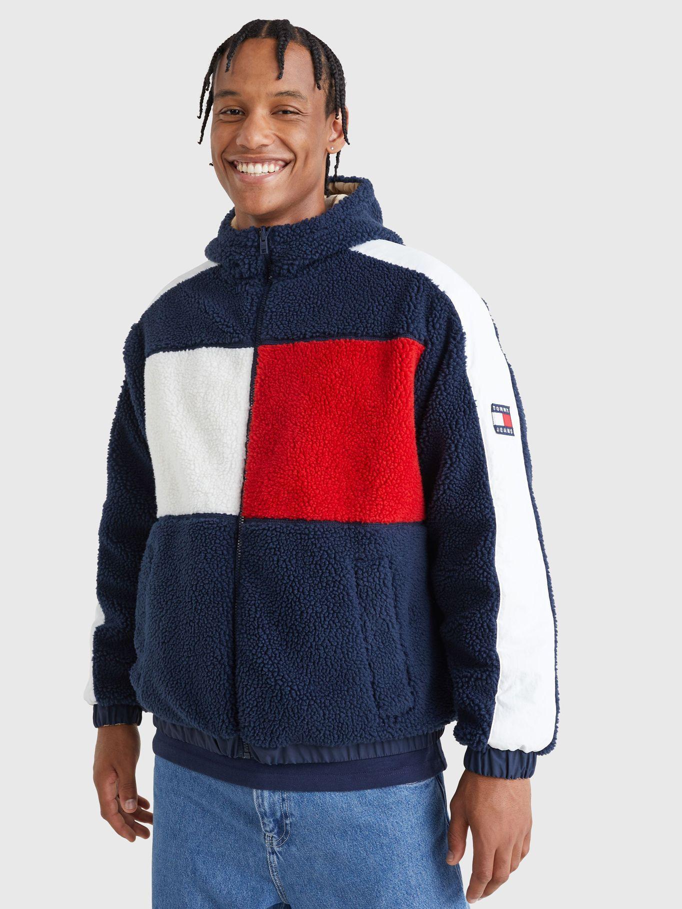 Chaqueta Reversible Sherpa Azul Tommy Jeans-0