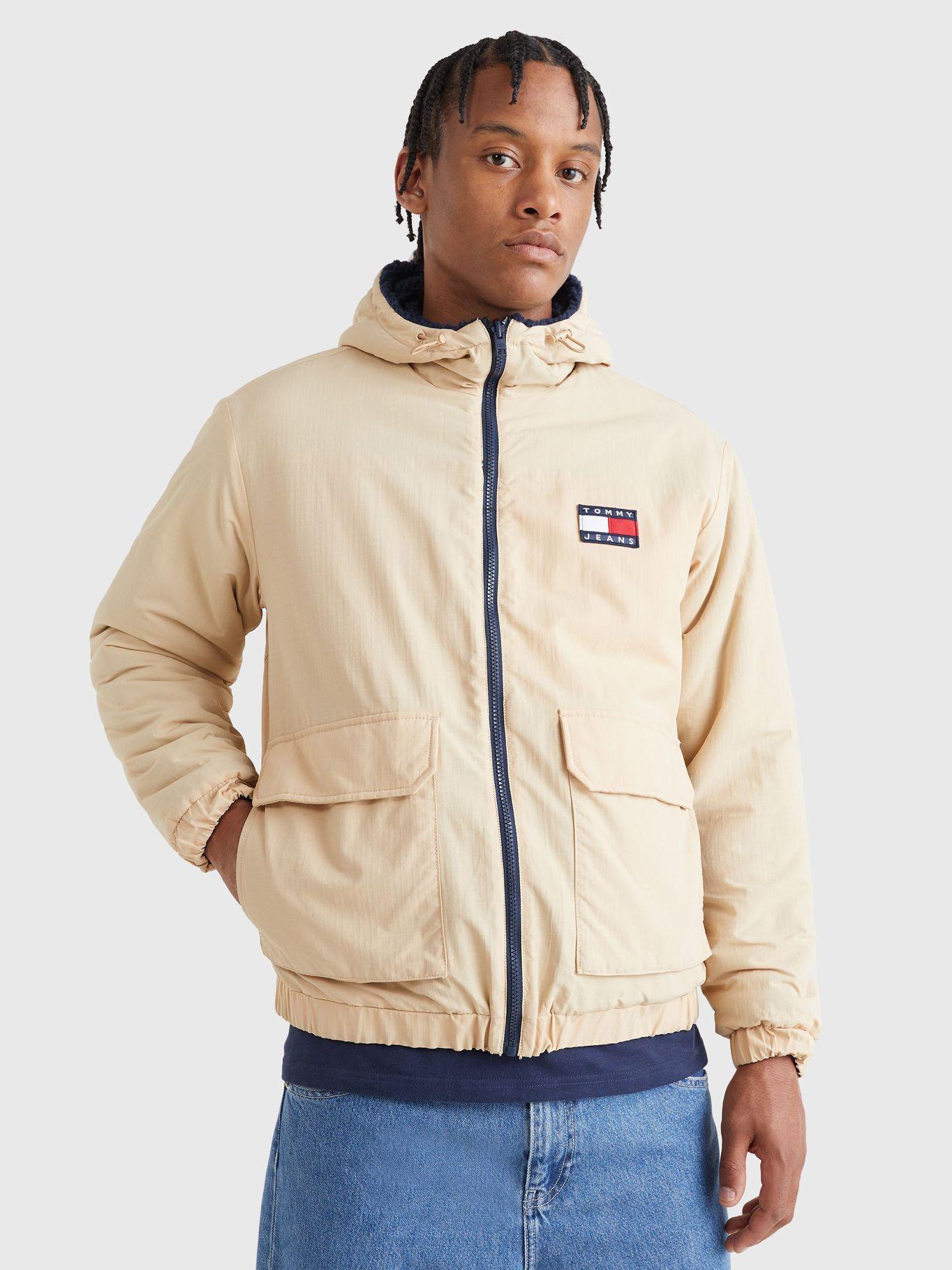 Chaqueta Reversible Sherpa Azul Tommy Jeans-4