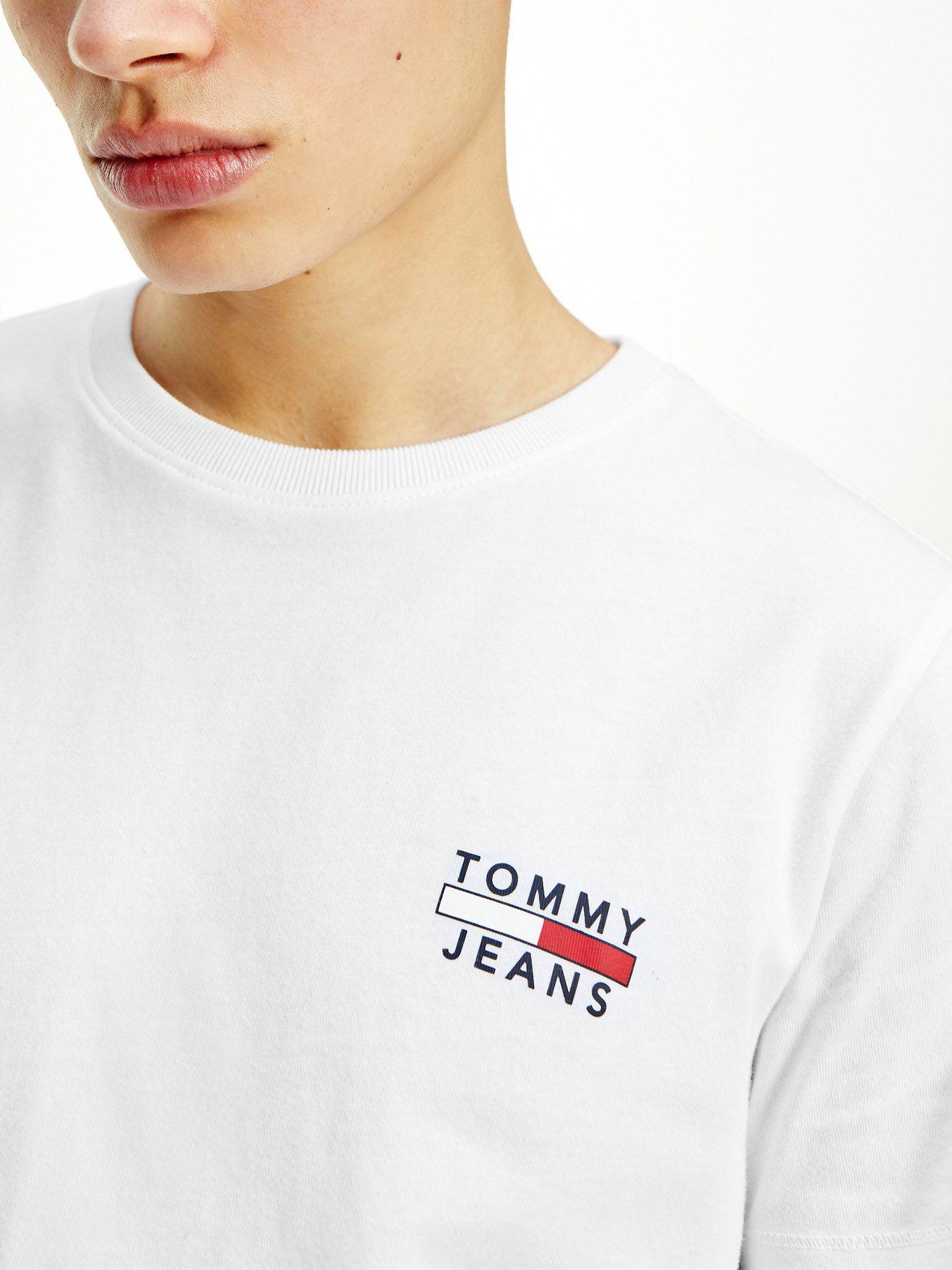 Polera Chest Logo Slim Blanco Tommy Jeans F2-2