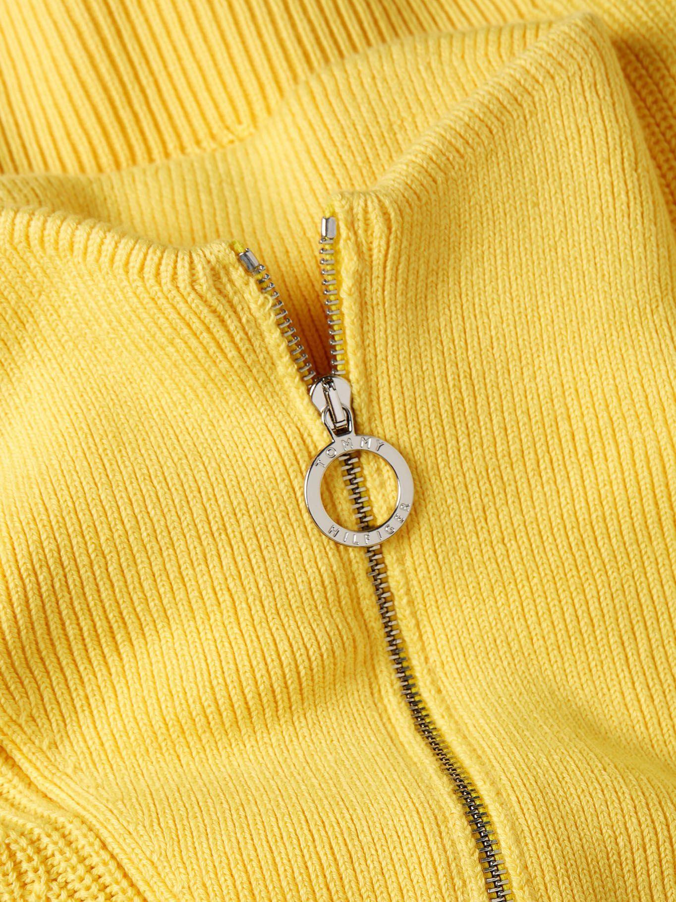 Sweater Relaxed Half Zip Amarillo Tommy Hilfiger-2
