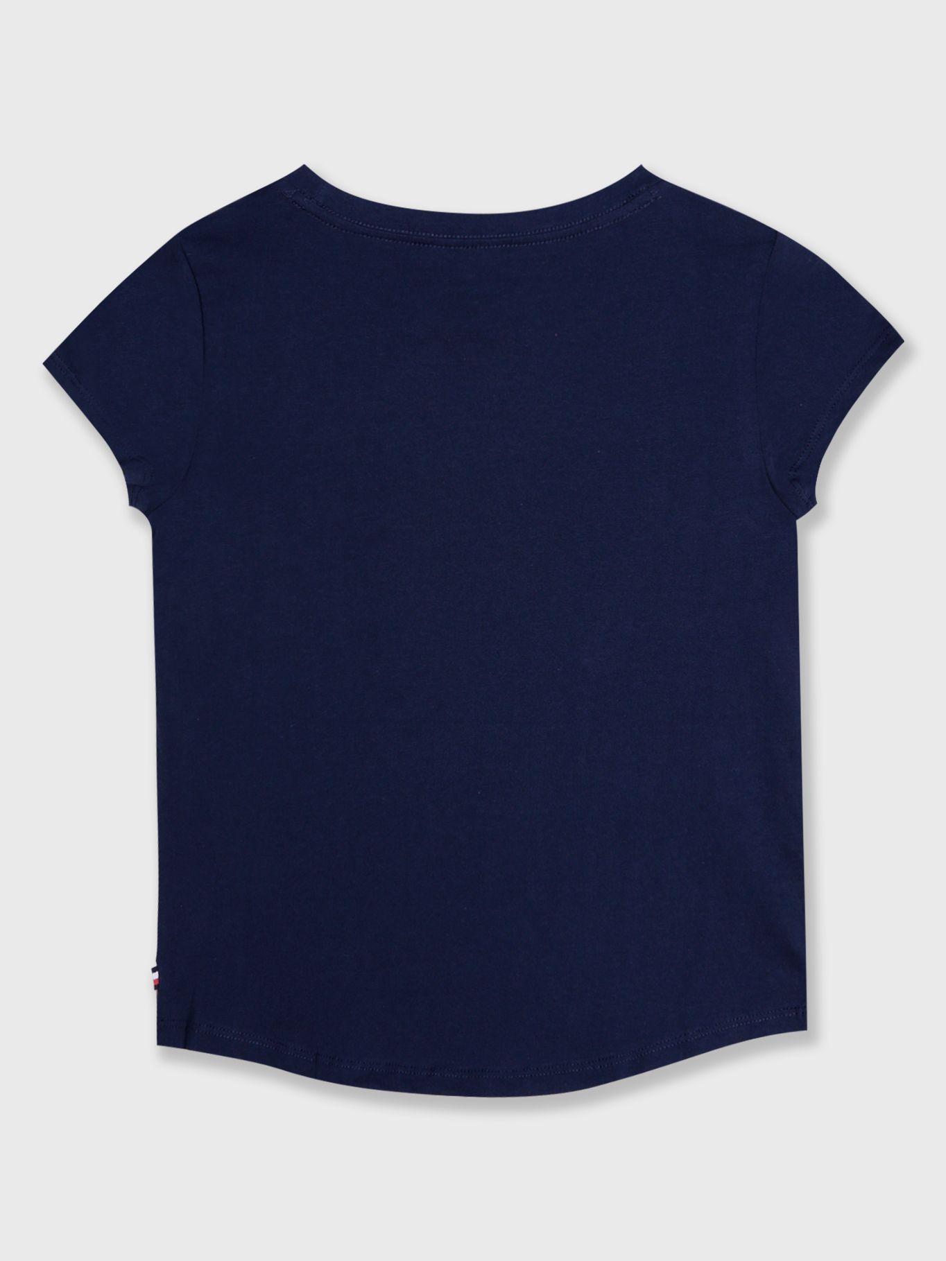 Polera Logo Sneakers Estampado Azul Tommy Hilfiger-1