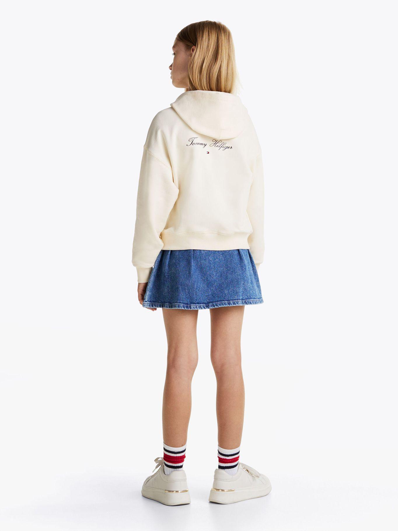 Polerón Hoodie Con Cierre Beige Tommy Hilfiger-2