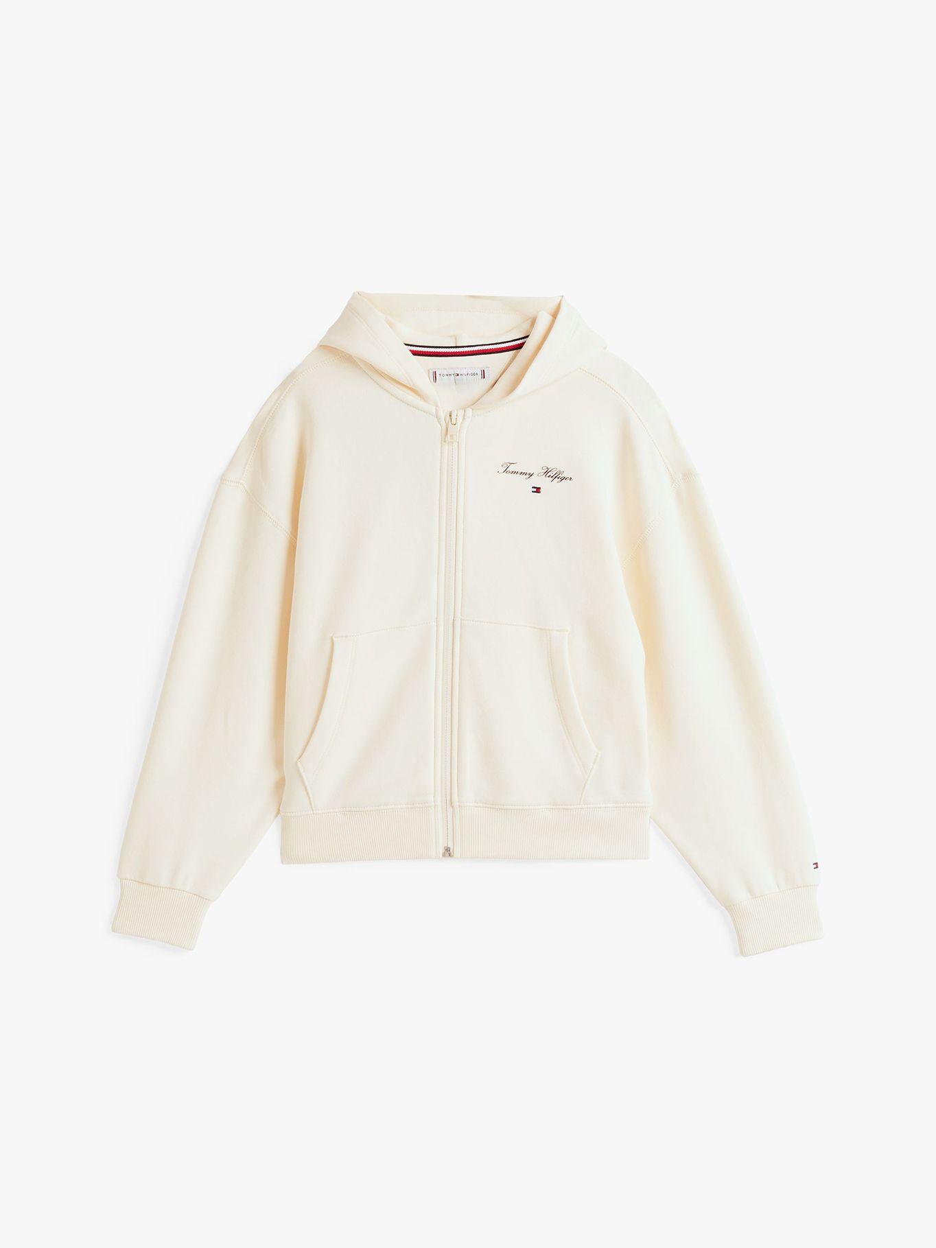 Polerón Hoodie Con Cierre Beige Tommy Hilfiger-5