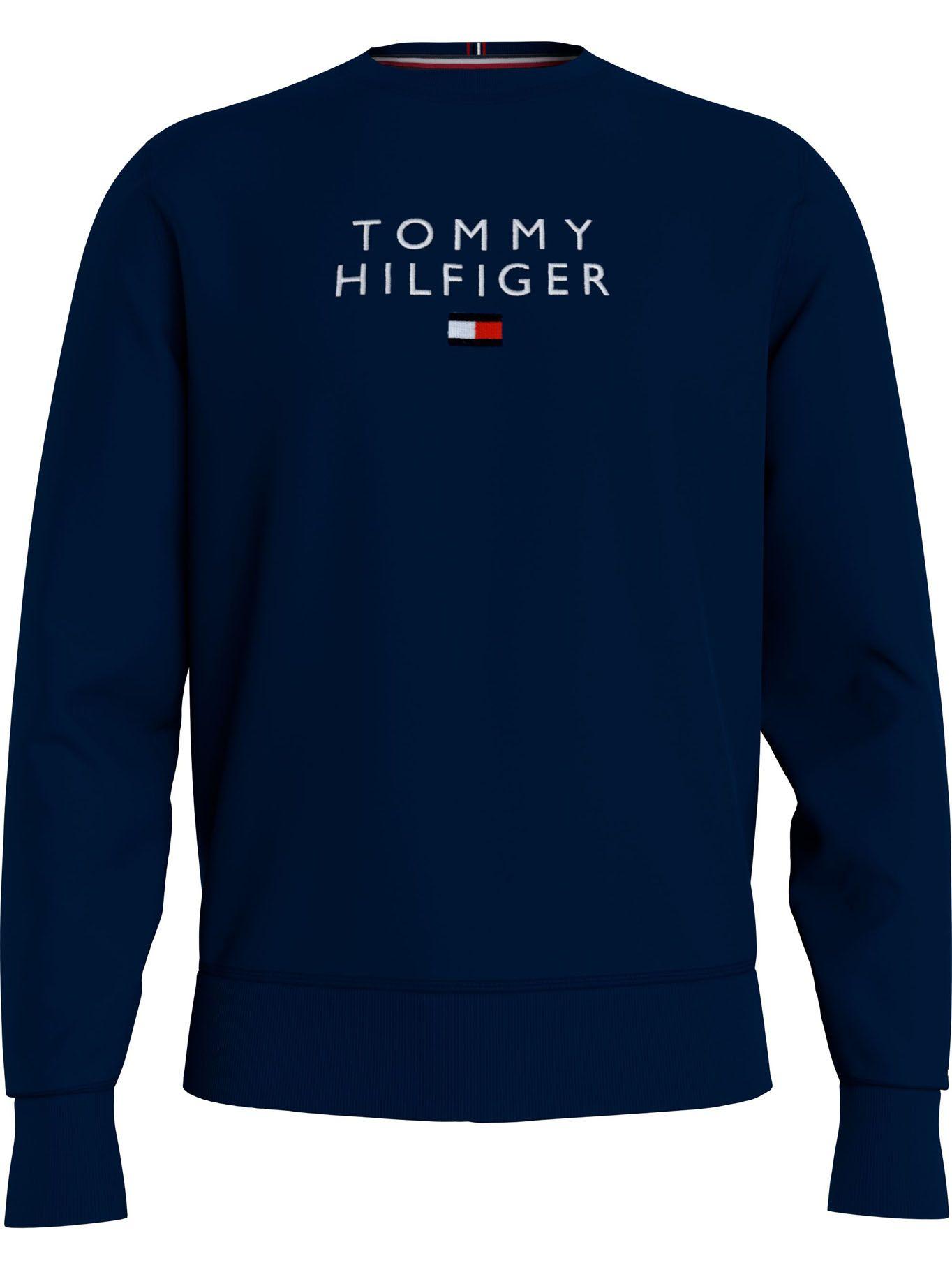 Polerón Essential Stacked Flag Azul Tommy Hilfiger-0