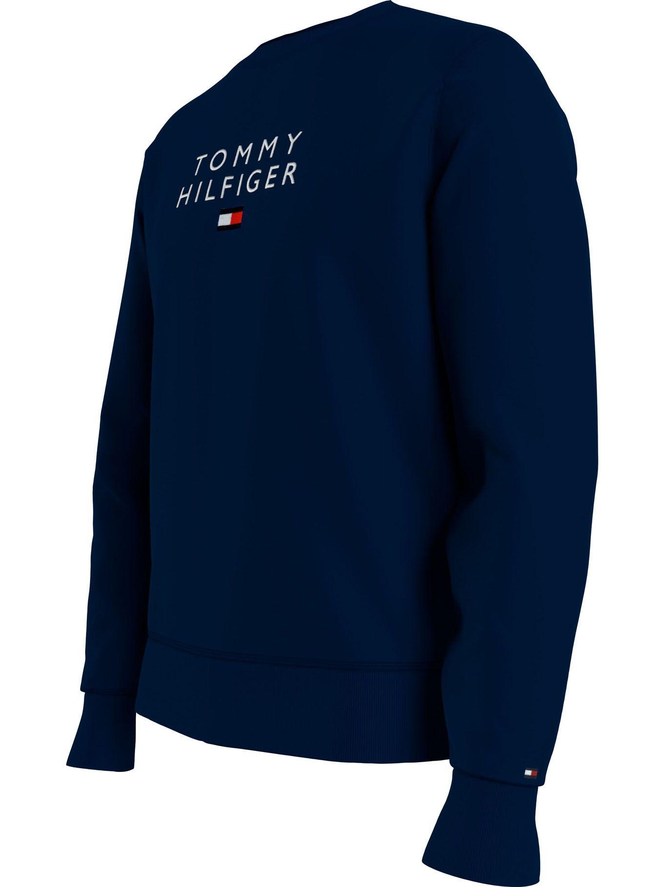Polerón Essential Stacked Flag Azul Tommy Hilfiger-3