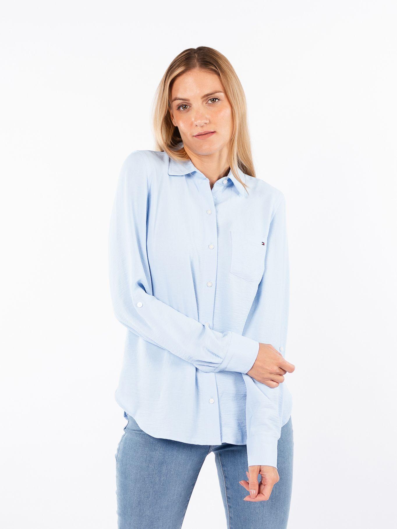 Camisa Classics Logo Celeste Tommy Hilfiger-0