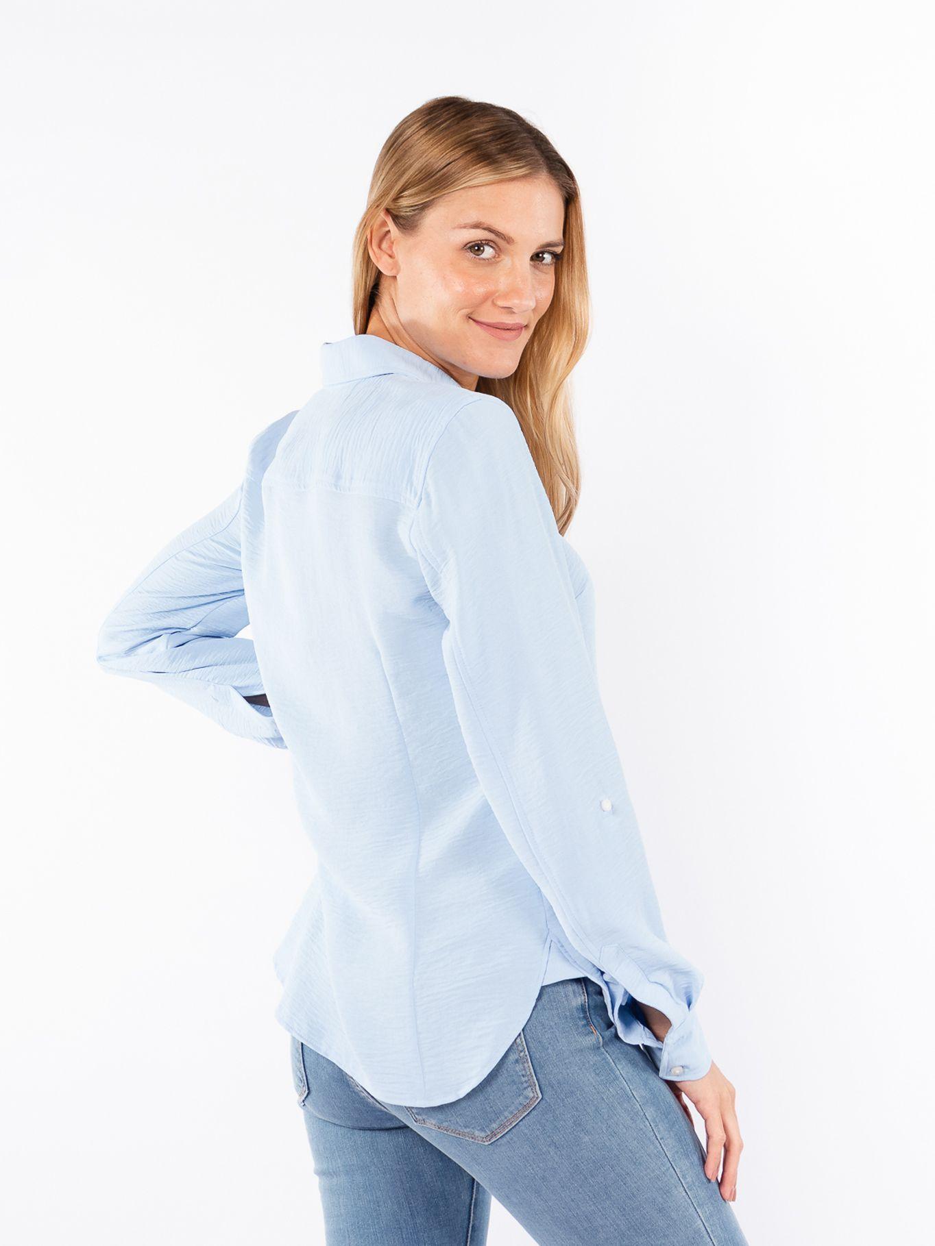 Camisa Classics Logo Celeste Tommy Hilfiger-1