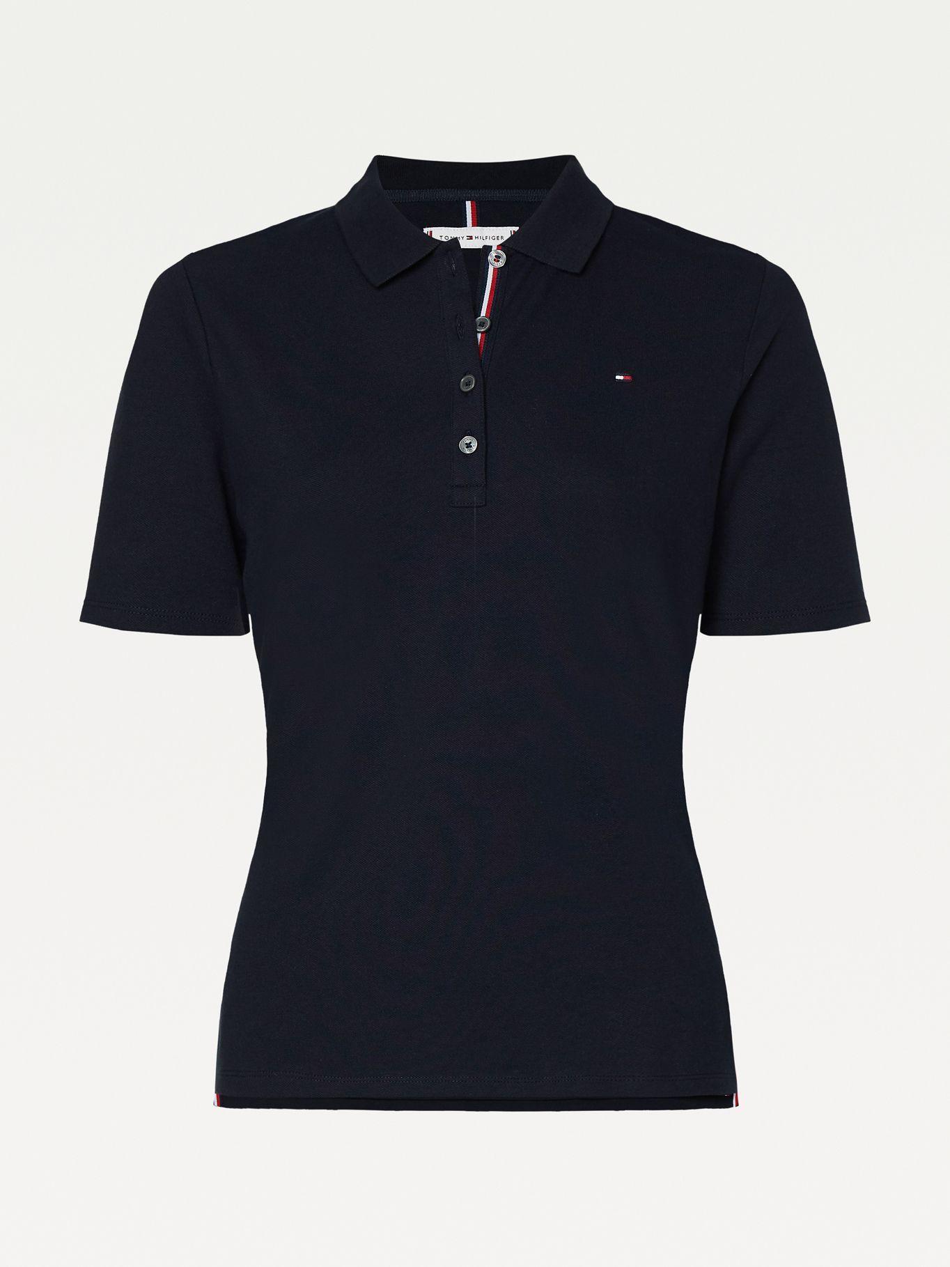 Polo Curve Regular Fit Azul Tommy Hilfiger F2-5
