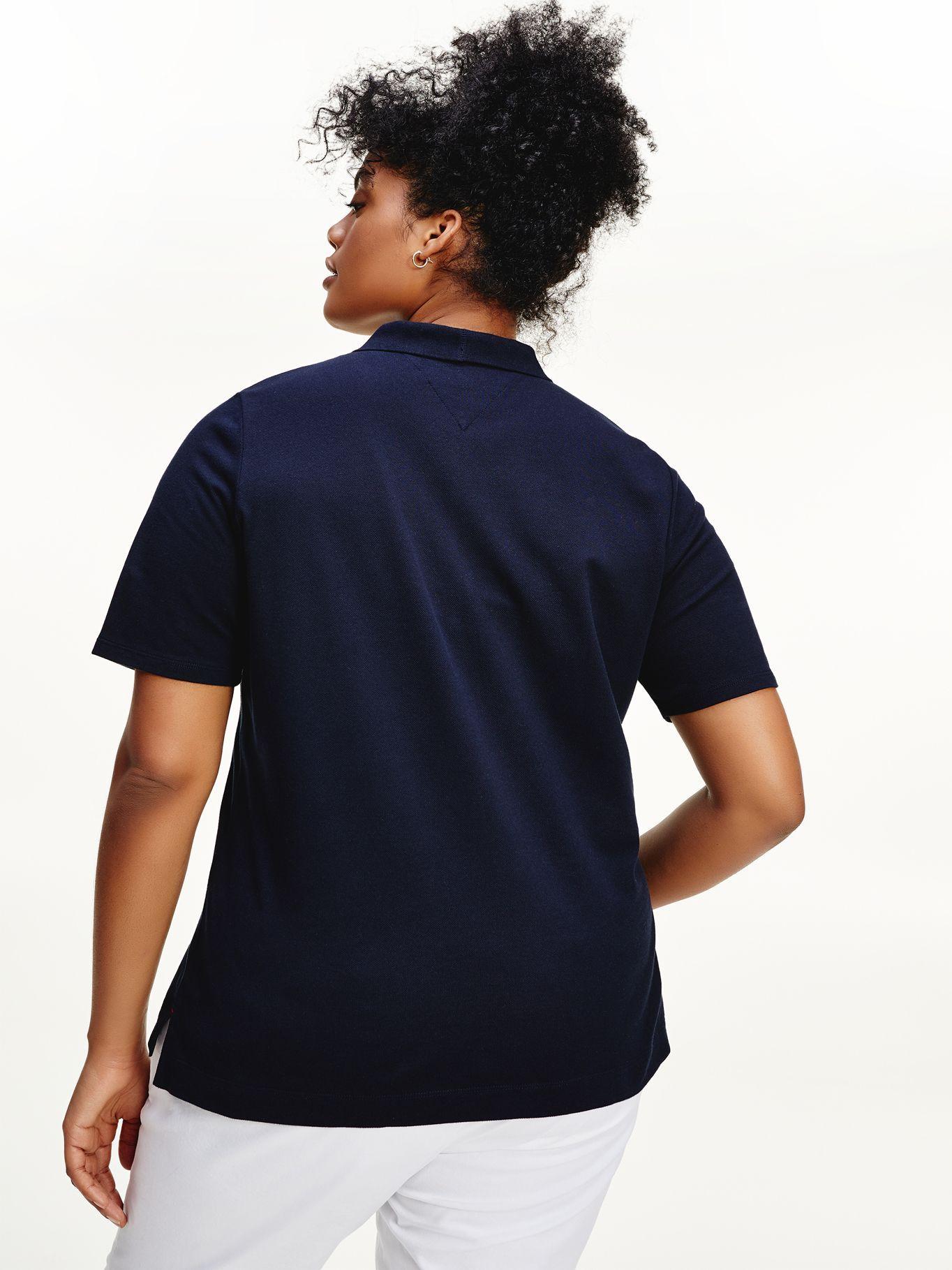 Polo Curve Regular Fit Azul Tommy Hilfiger F2-1