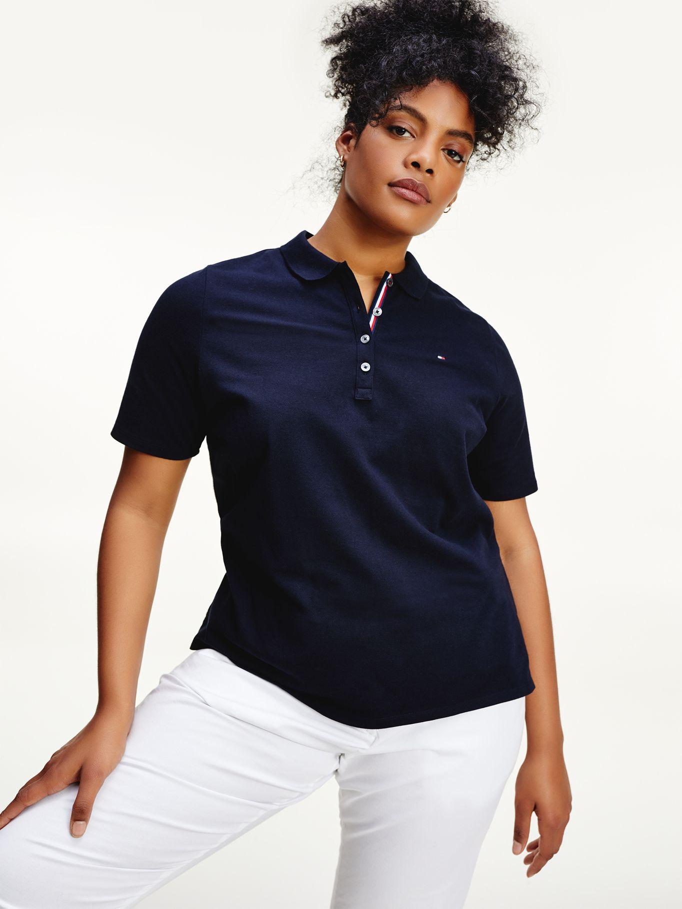 Polo Curve Regular Fit Azul Tommy Hilfiger F2-0