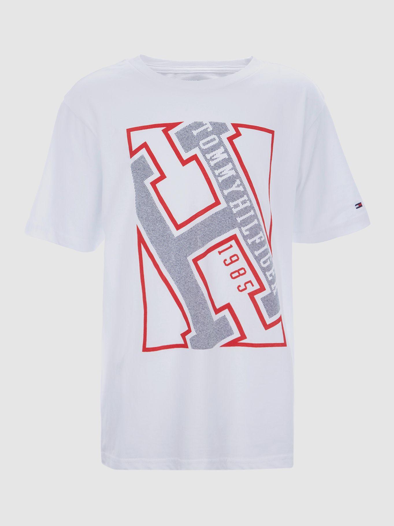 Polera Con Graphic Logo Blanco Tommy Hilfiger-0