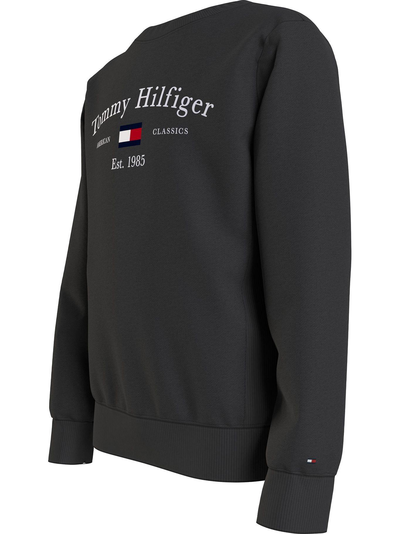 Polerón Artwork Logo Negro Tommy Hilfiger-2