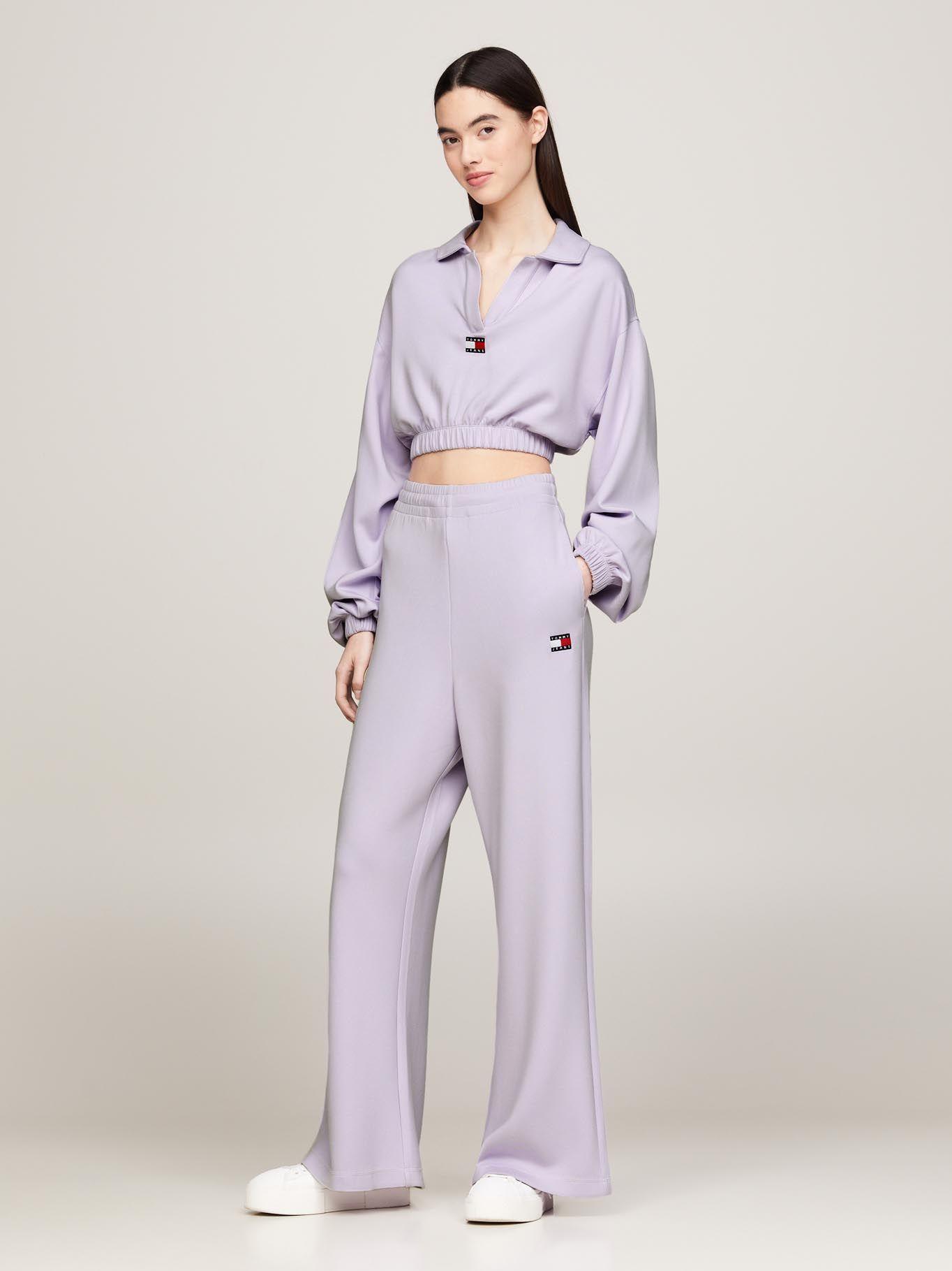 Jogger Relaxed Wide Fit Con Logo Lila Tommy Jeans-1