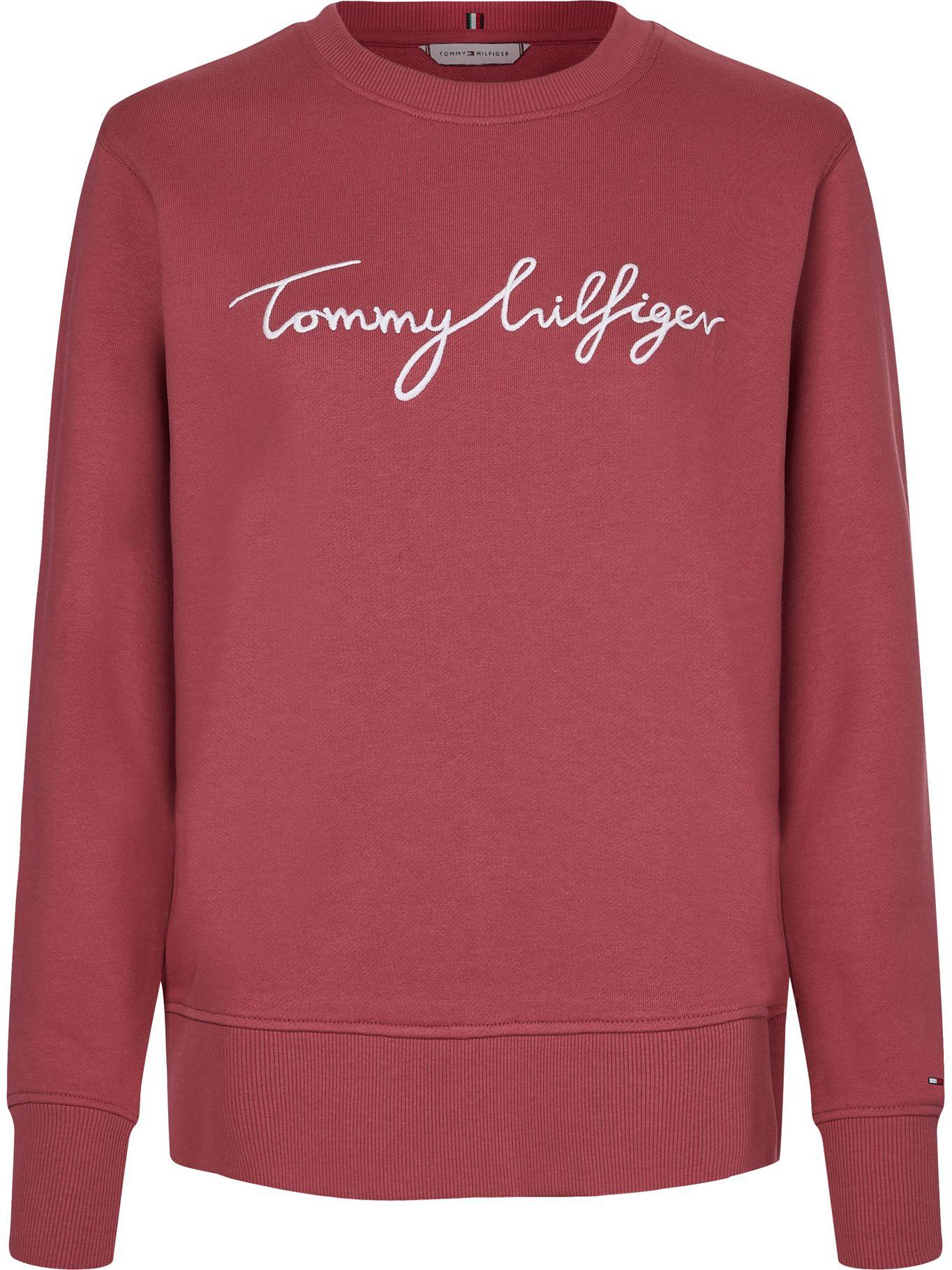 Polerón Regular Fit Graphic Logo Guinda Tommy Hilfiger-0