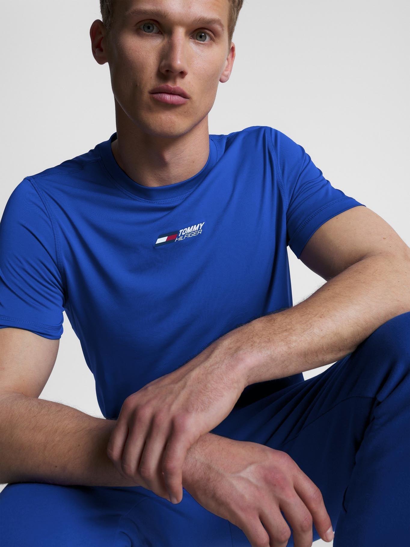 Polera Sport Essential - Training Azul Tommy Hilfiger-3