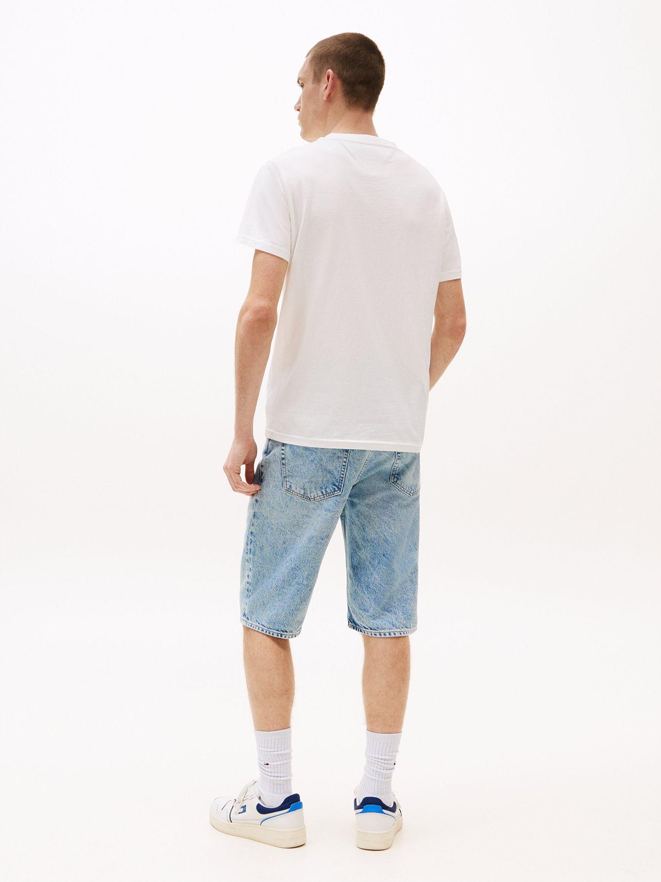 Polera Stack Logo Slim Fit Blanco YBL Tommy Jeans-2