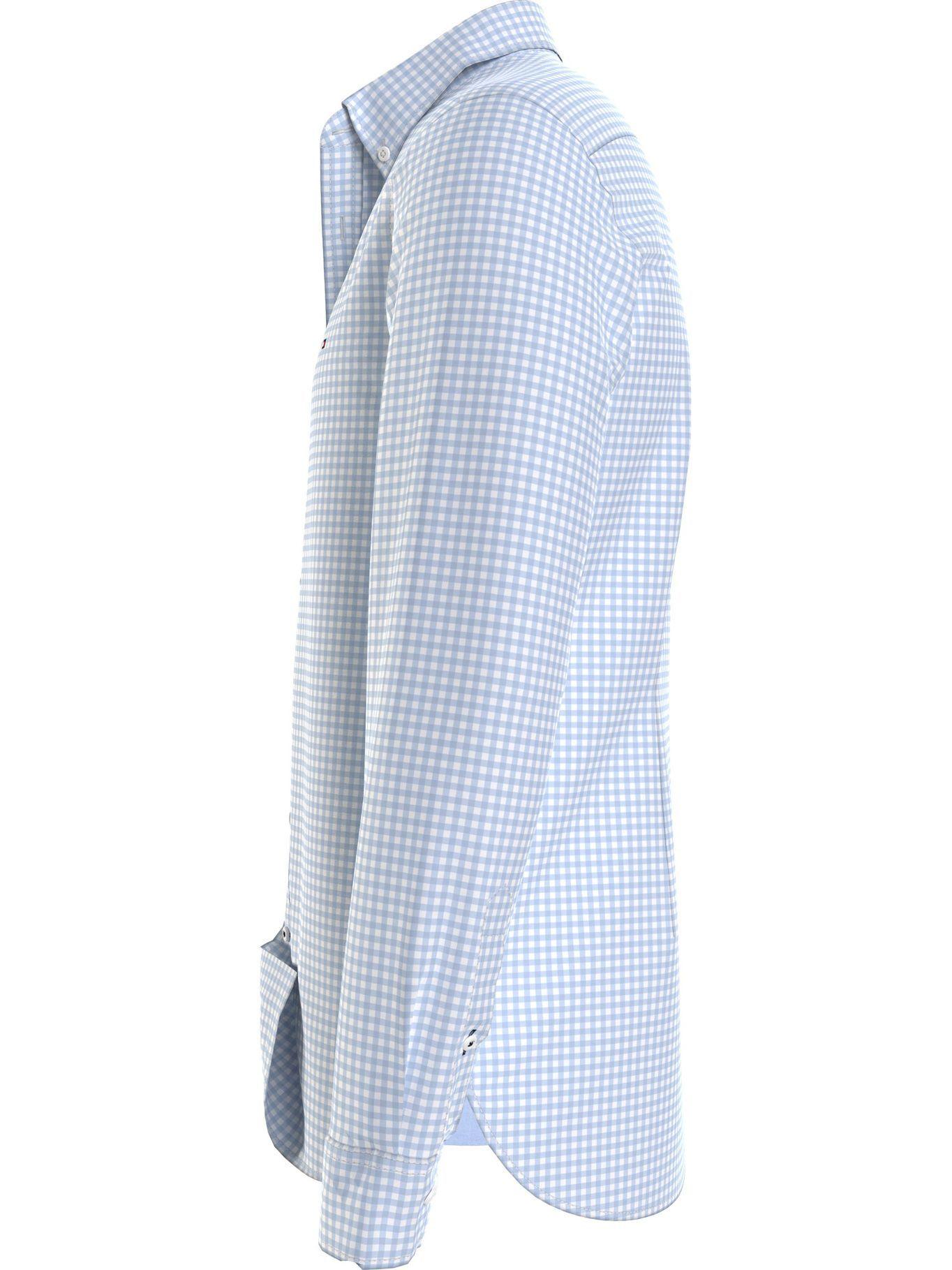 Camisa Soft Gingham Slim Fit Celeste Tommy Hilfiger-3