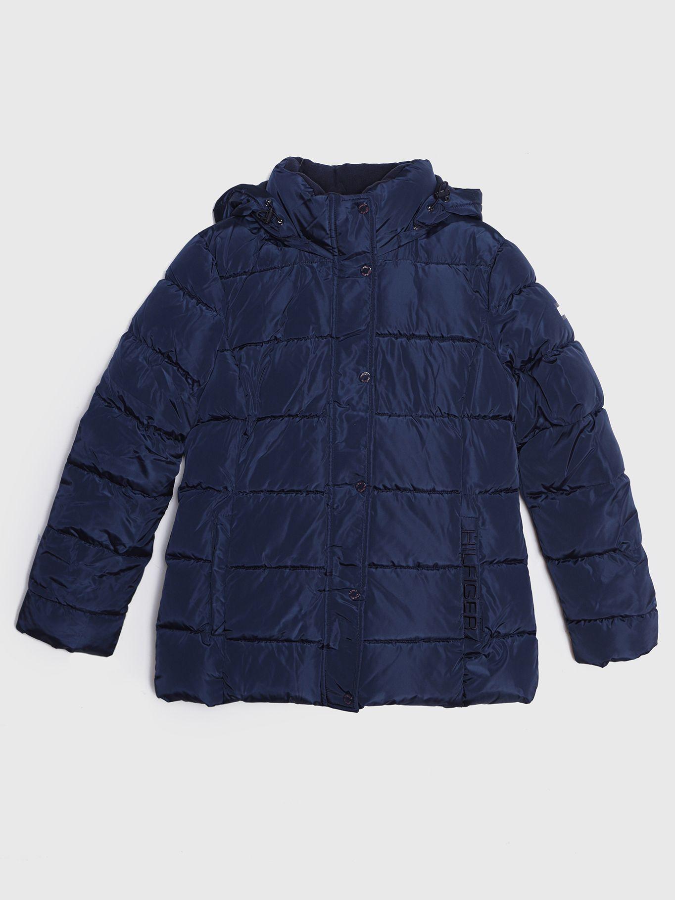 Parka Acolchada Essential Con Logo Azul Tommy Hilfiger-0
