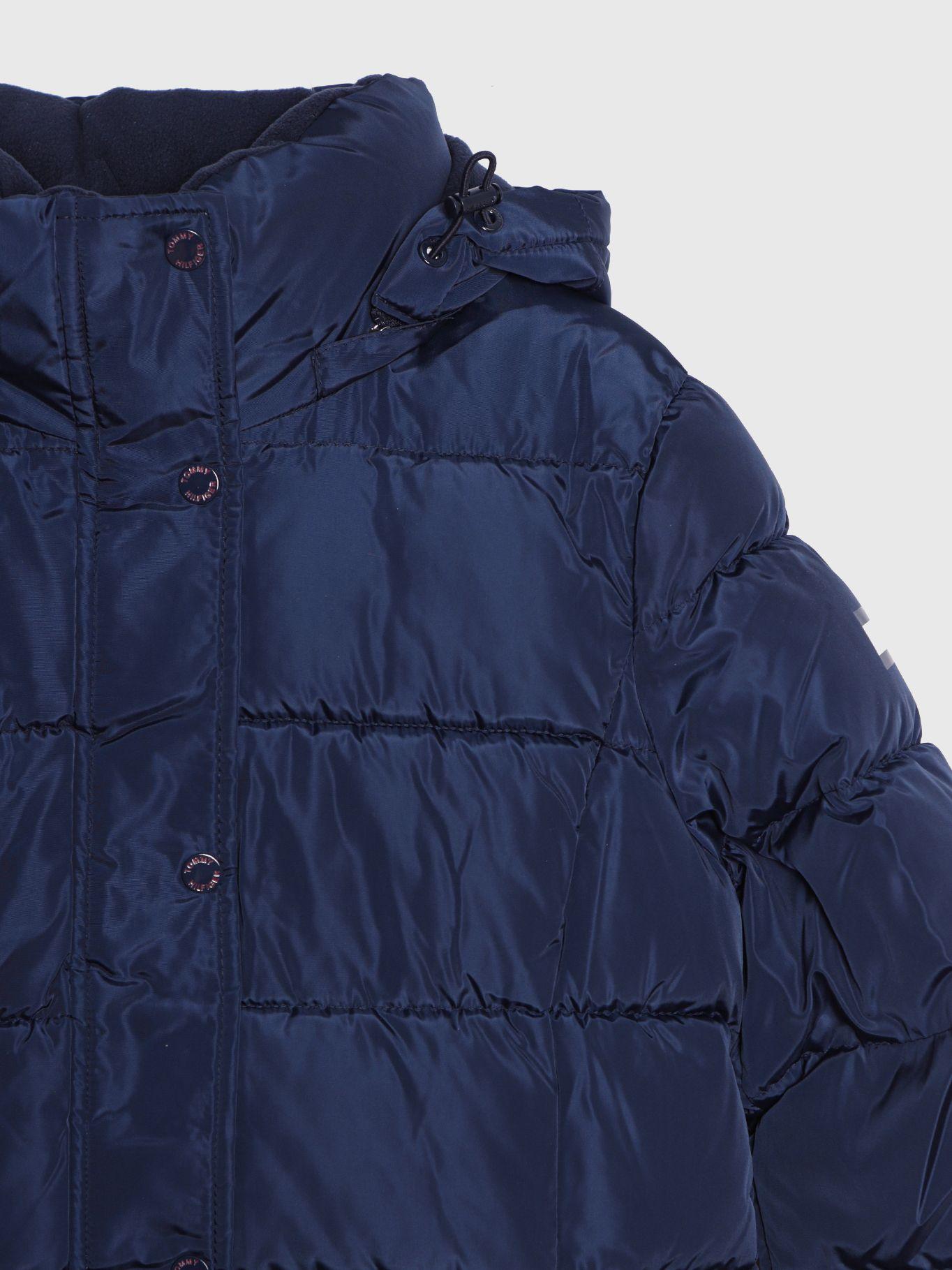 Parka Acolchada Essential Con Logo Azul Tommy Hilfiger-2
