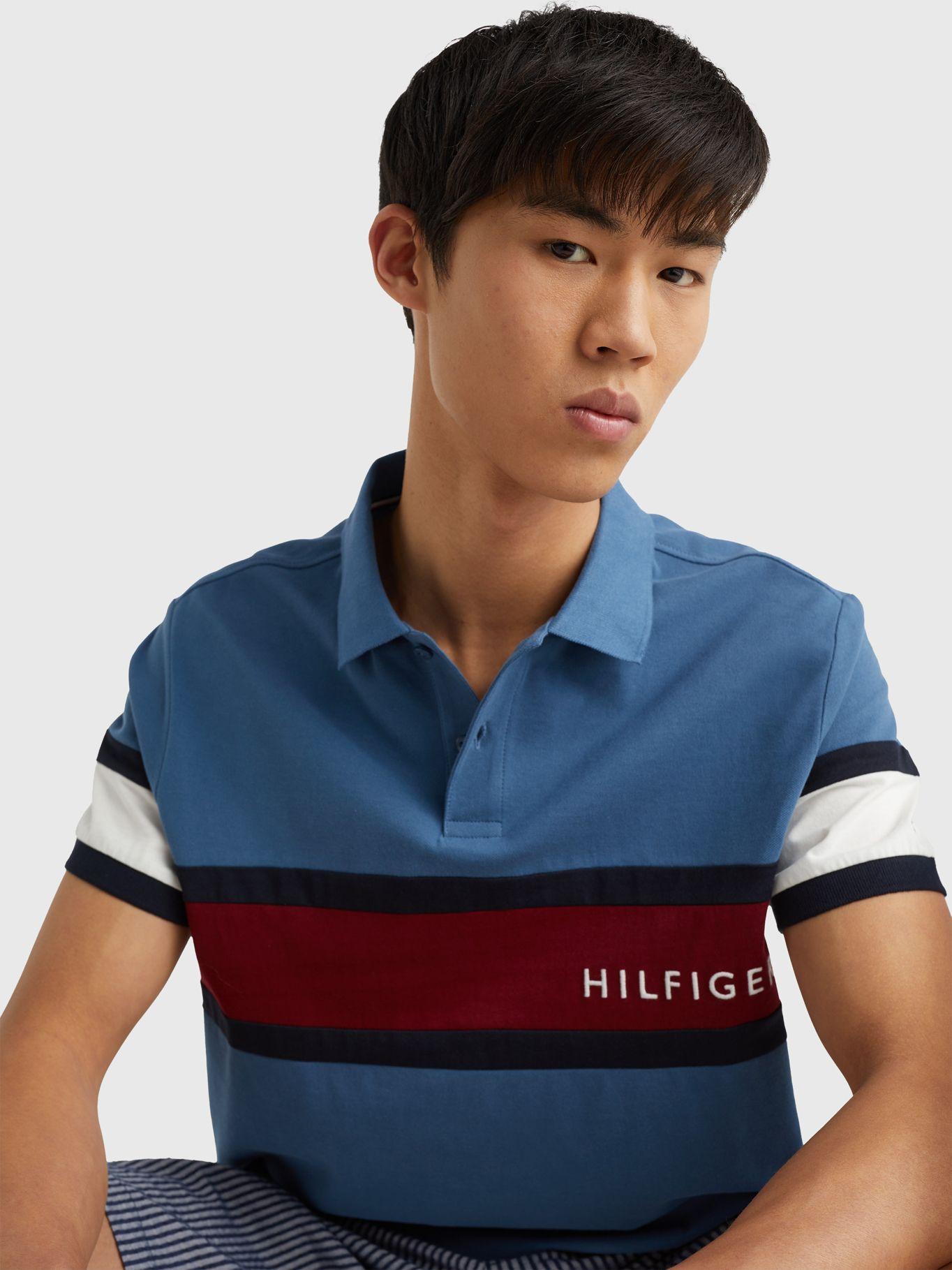 Polo Diseño Color Regular Fit Celeste Tommy Hilfiger-3