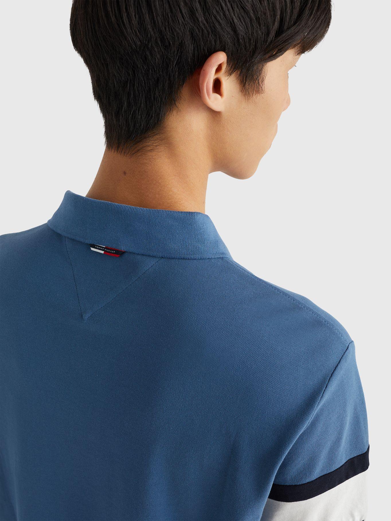 Polo Diseño Color Regular Fit Celeste Tommy Hilfiger-4