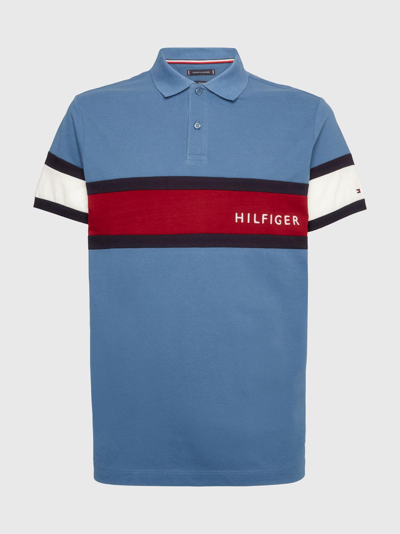 Polo Diseño Color Regular Fit Celeste Tommy Hilfiger-5