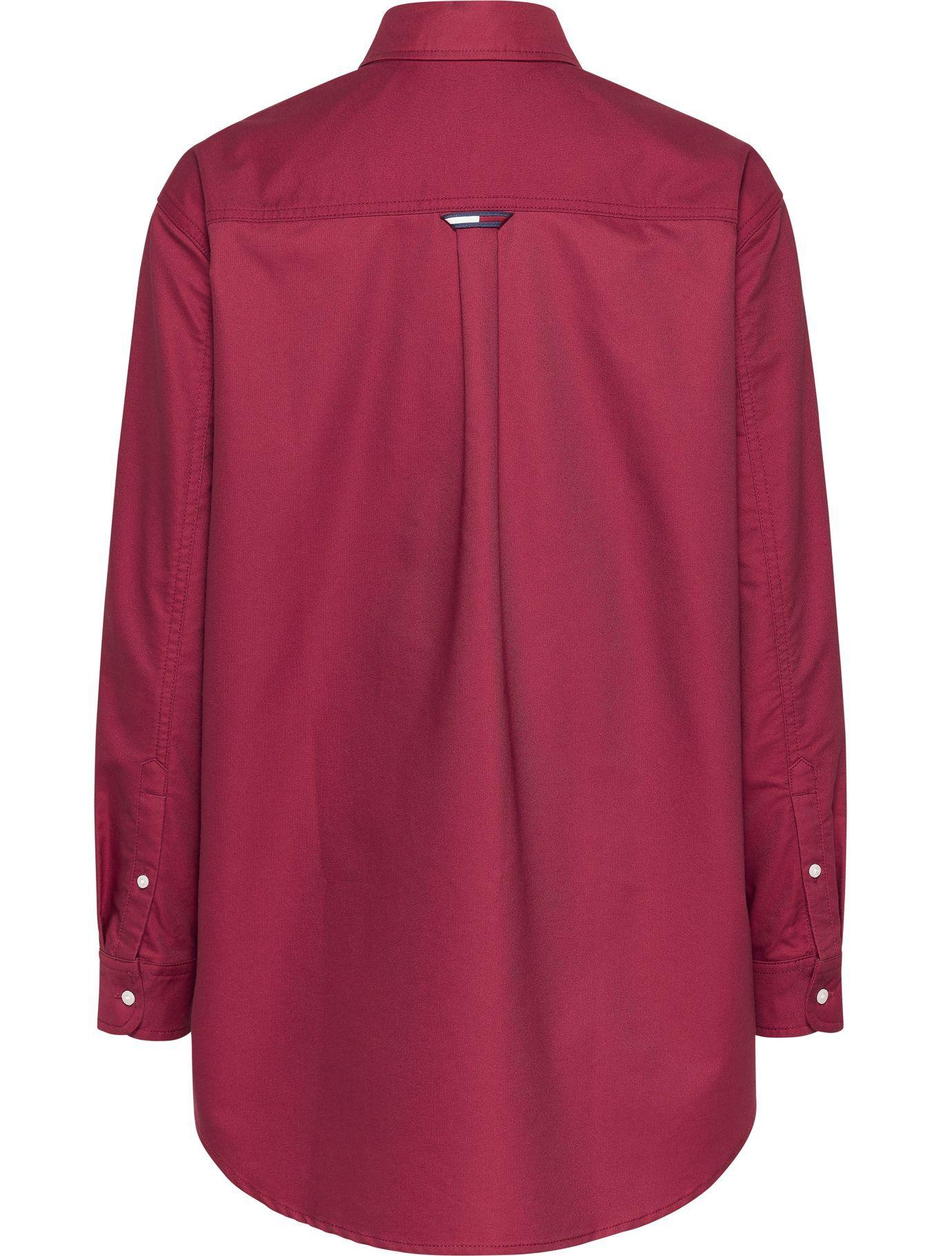 Camisa Parche Relaxed Rojo Tommy Jeans A2-1