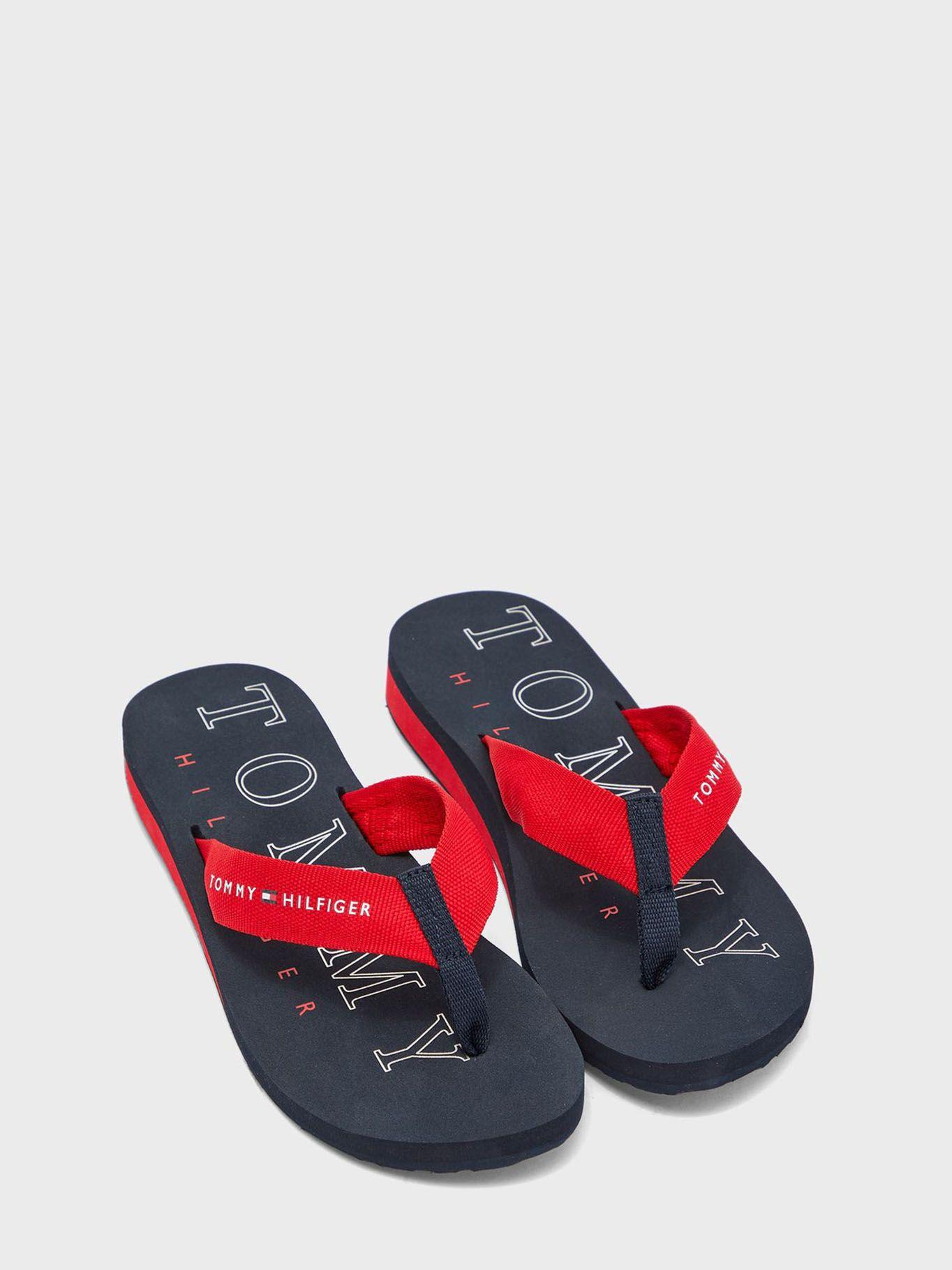 Sandalias Big Logo Azul Tommy Hilfiger-1