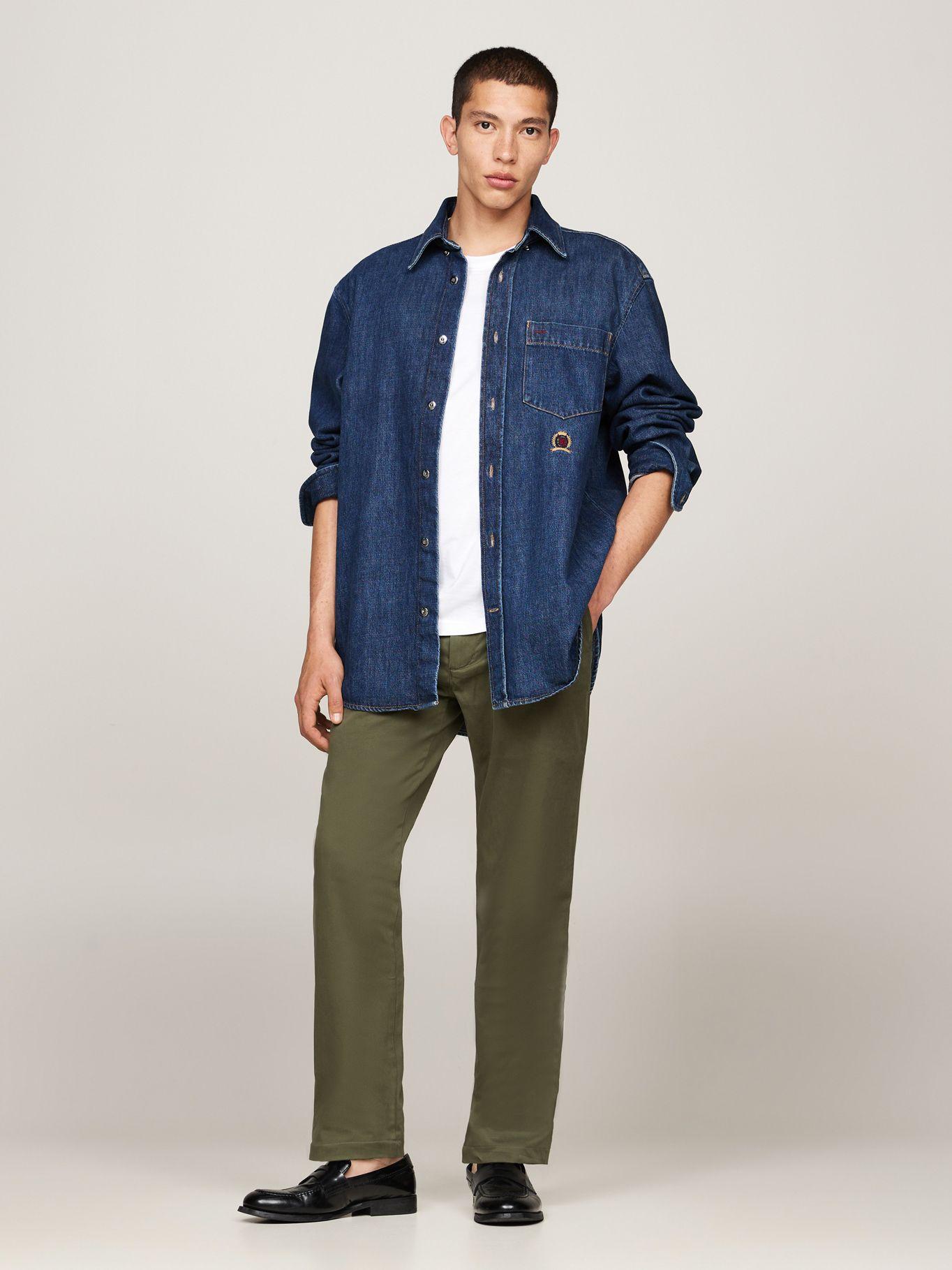 Pantalón Chino Denton Straight Fit Verde Tommy Hilfiger-0