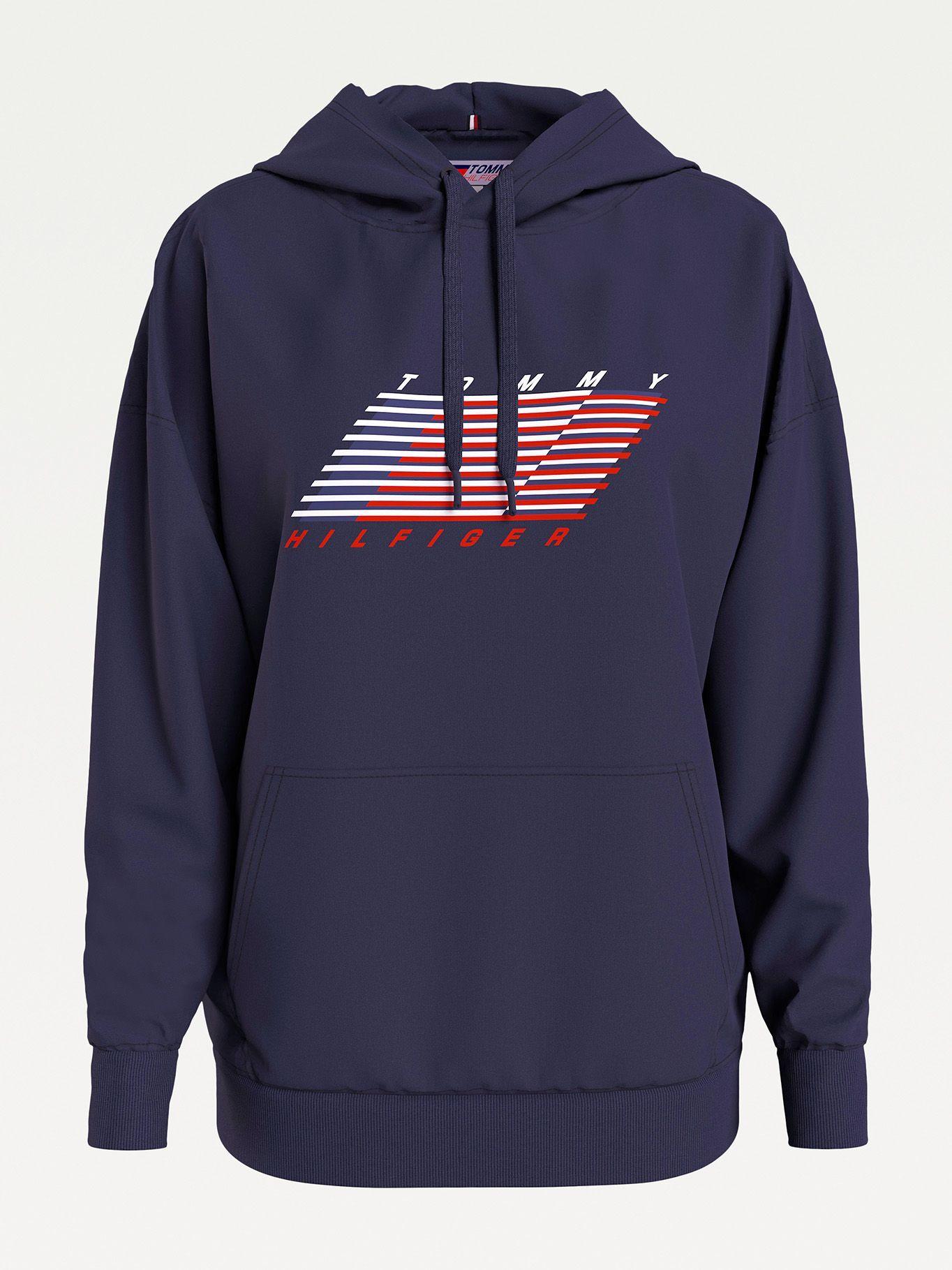 Polerón Hoodie Flag Azul Tommy Hilfiger A2-3