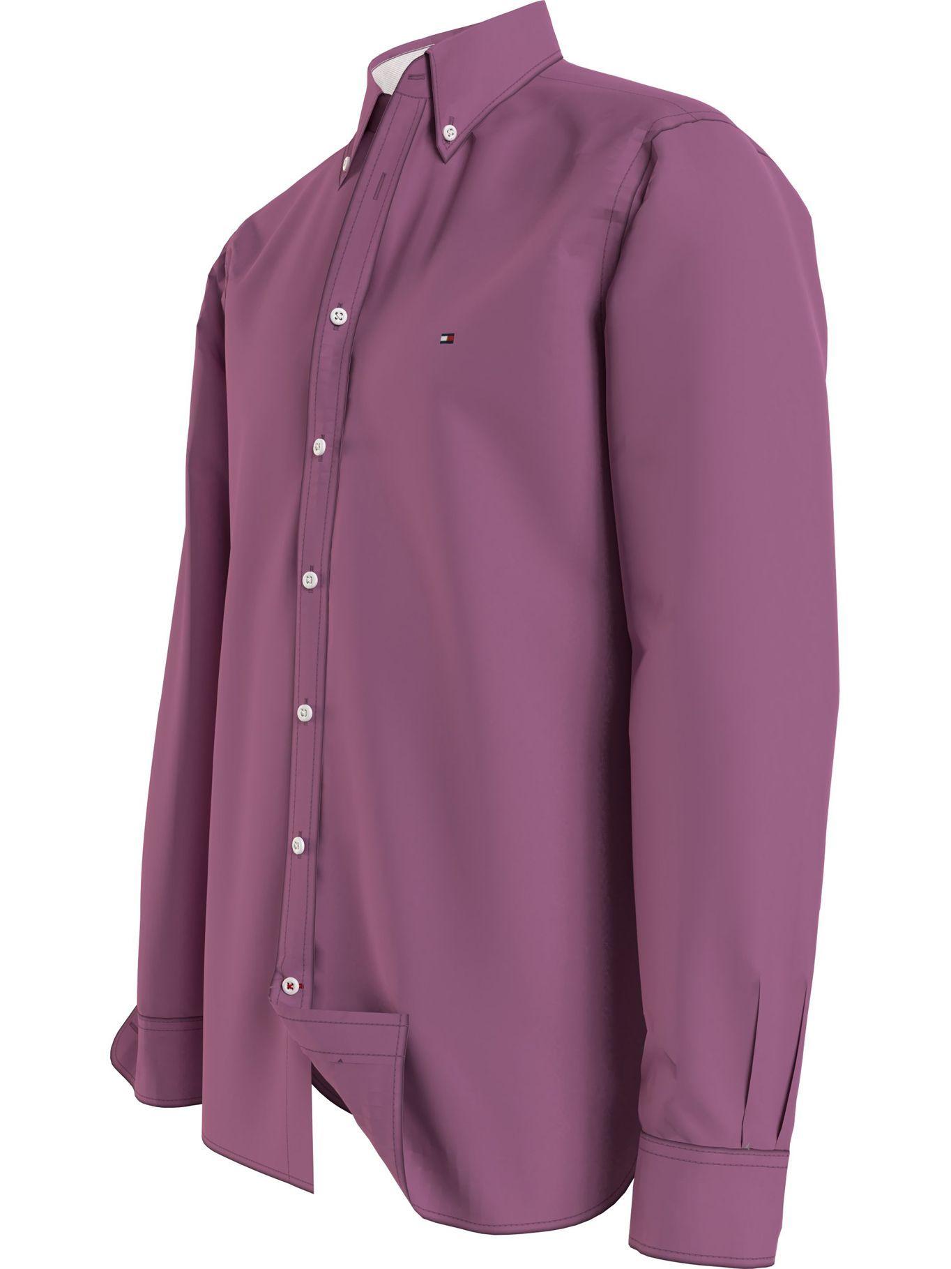 Camisa Classic Flex Poplin Lila Tommy Hilfiger-2