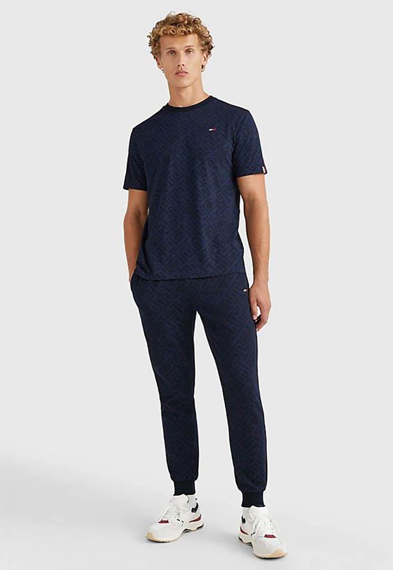 Polera Sport Monogram Azul Tommy Hilfiger-1