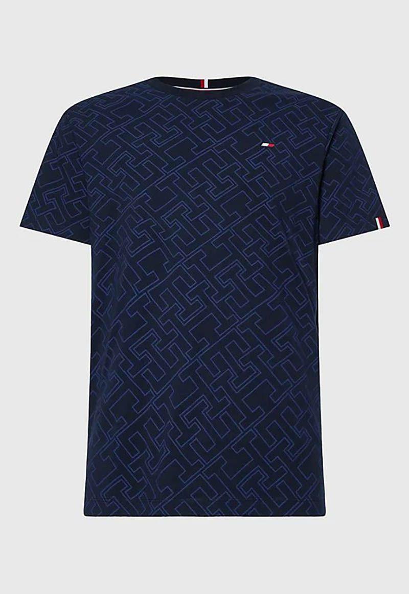 Polera Sport Monogram Azul Tommy Hilfiger-4