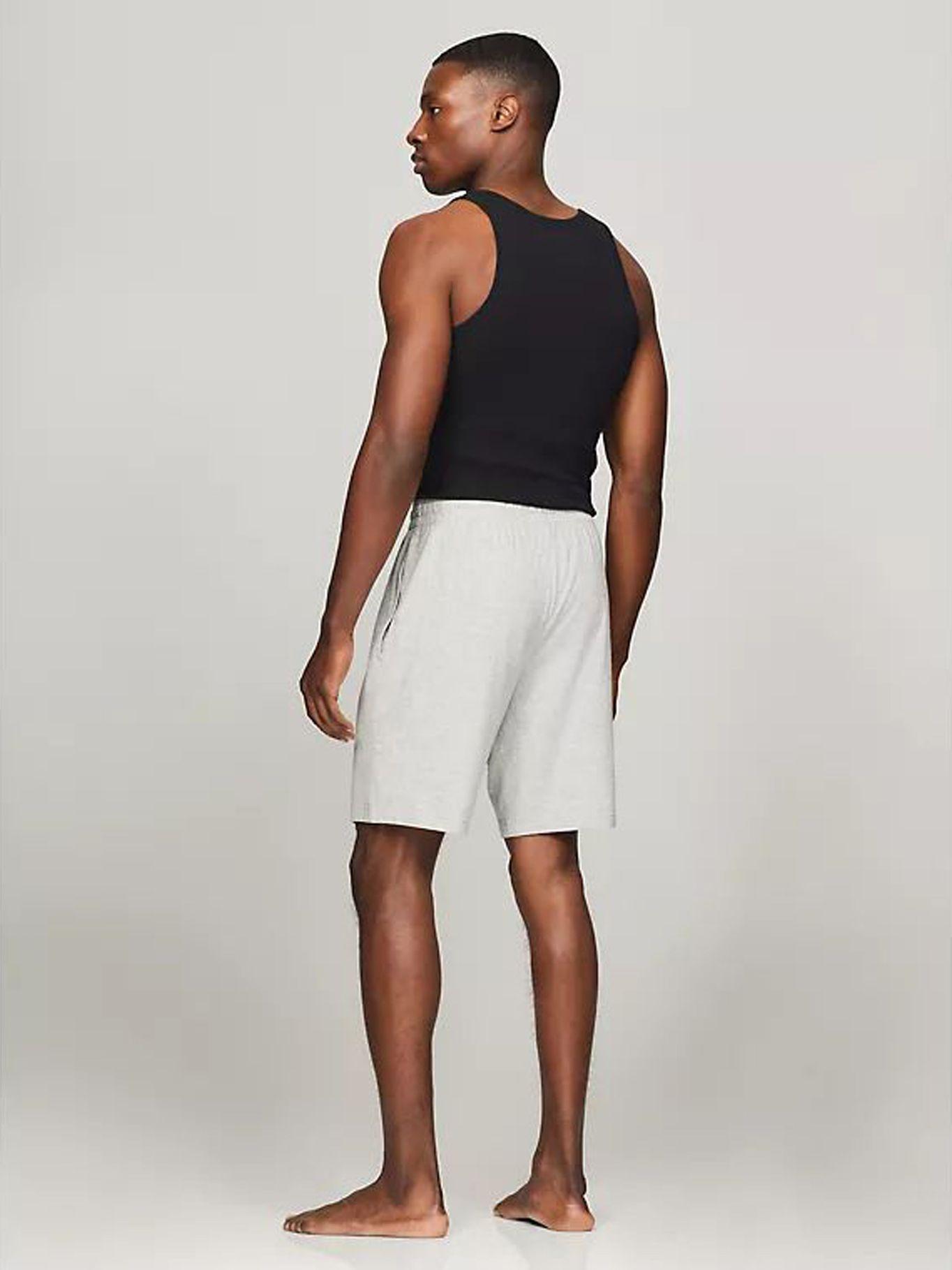 Short De Pijama Solid Con Logo Gris Tommy Hilfiger-2