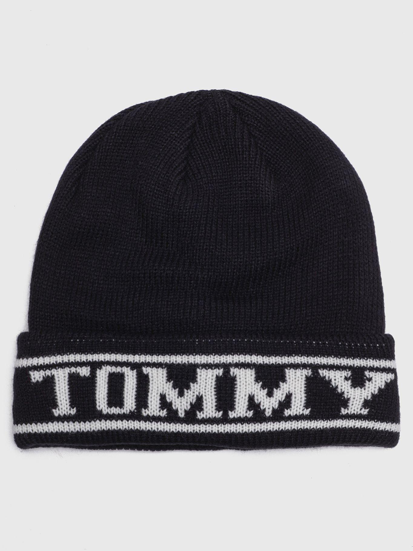 Gorro Beanie Varsity Azul Tommy Hilfiger-1