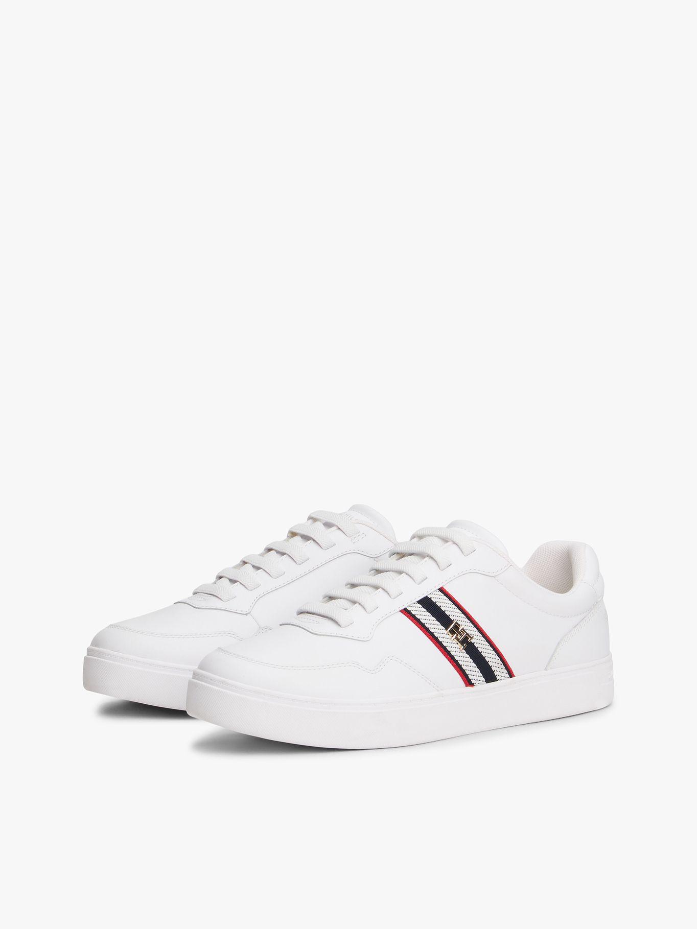 Zapatilla Cuero Webbing Cupsole Blanco Tommy Hilfiger-0