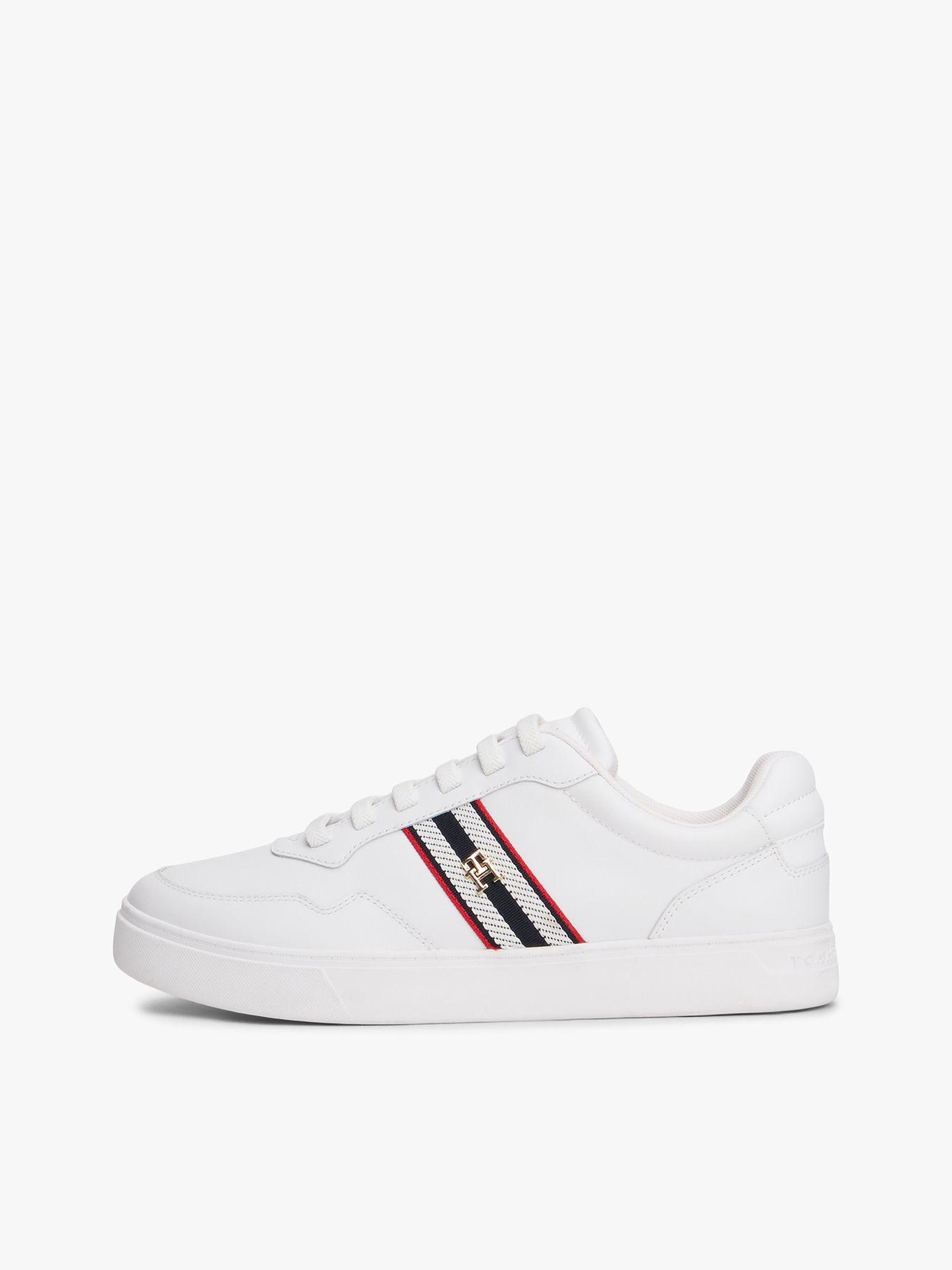 Zapatilla Cuero Webbing Cupsole Blanco Tommy Hilfiger-6