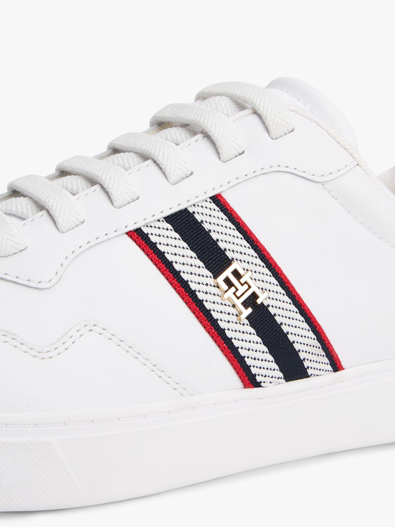 Zapatilla Cuero Webbing Cupsole Blanco Tommy Hilfiger-7