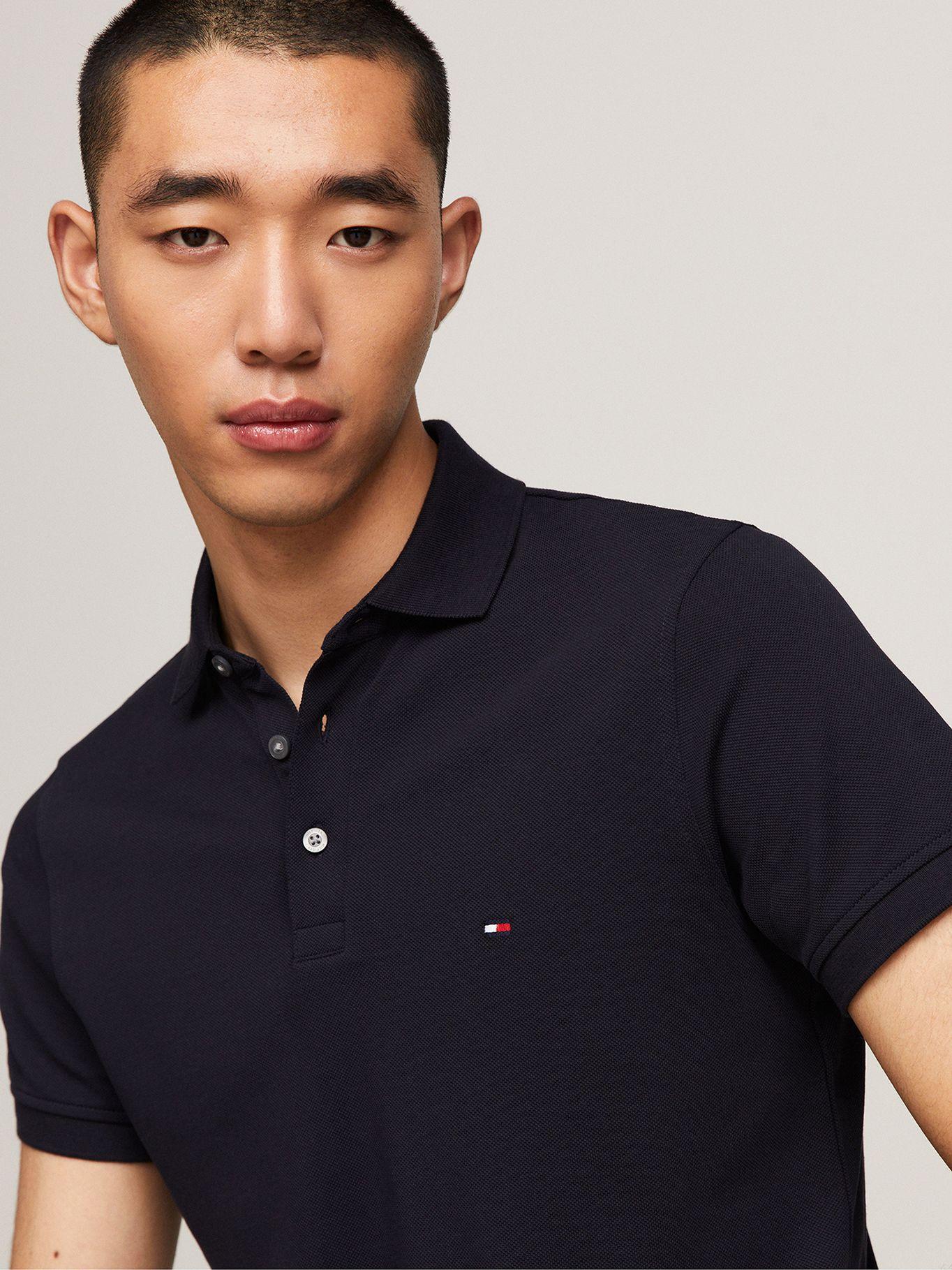 Polo Slim Fit Logo 1985 Azul Tommy Hilfiger-3