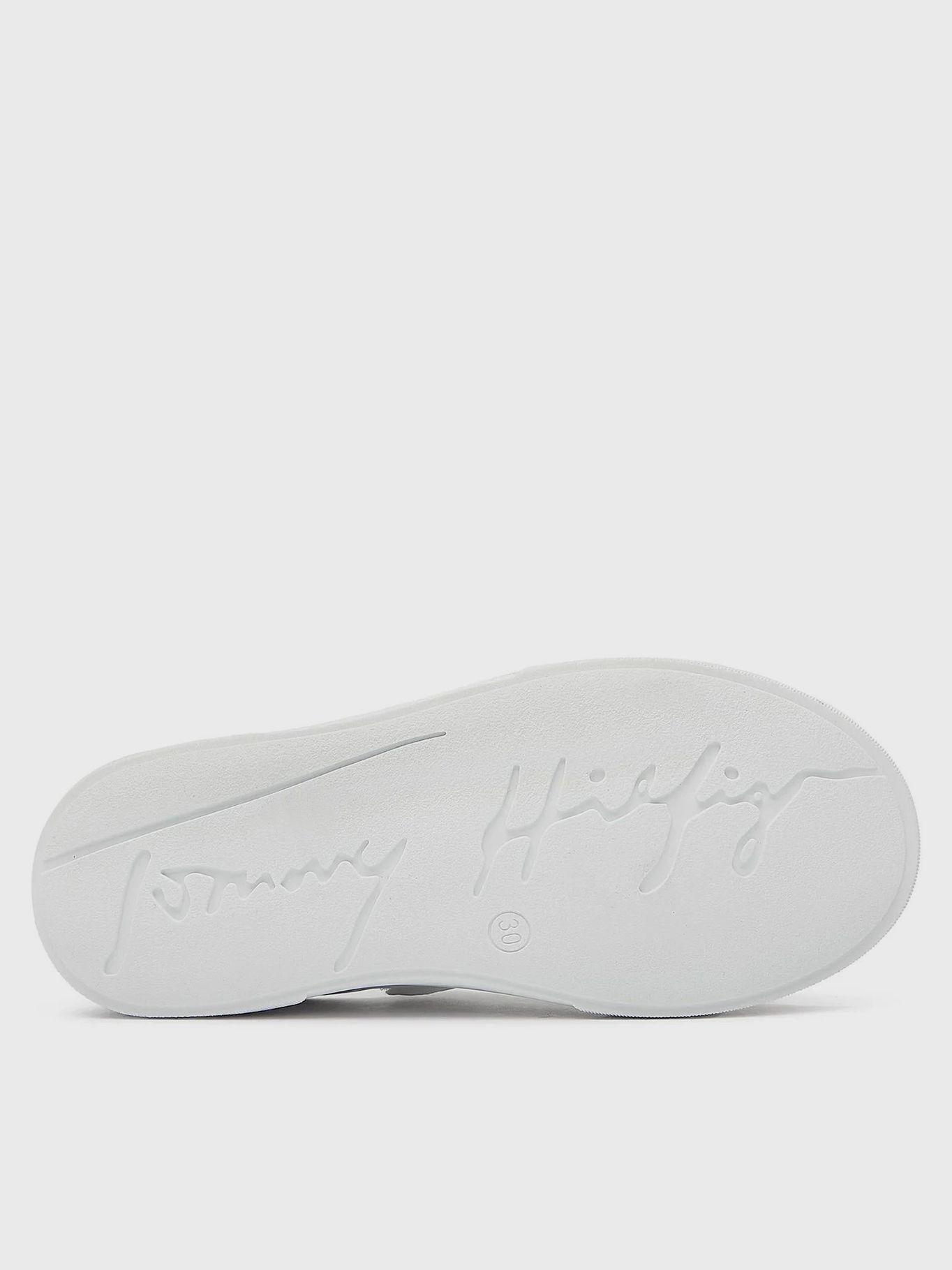 Zapatilla Niña Con Logo Lateral Blanco Tommy Hilfiger-3