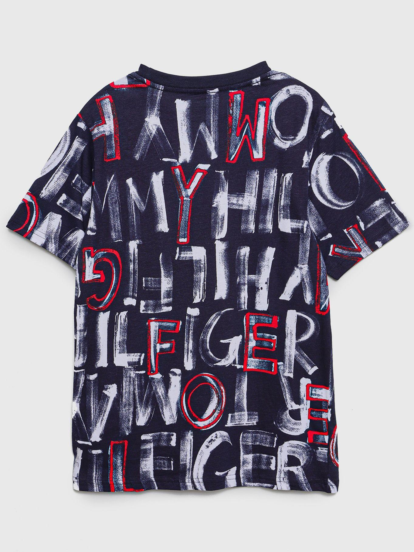 Polera Spell Logo Azul Tommy Hilfiger-1