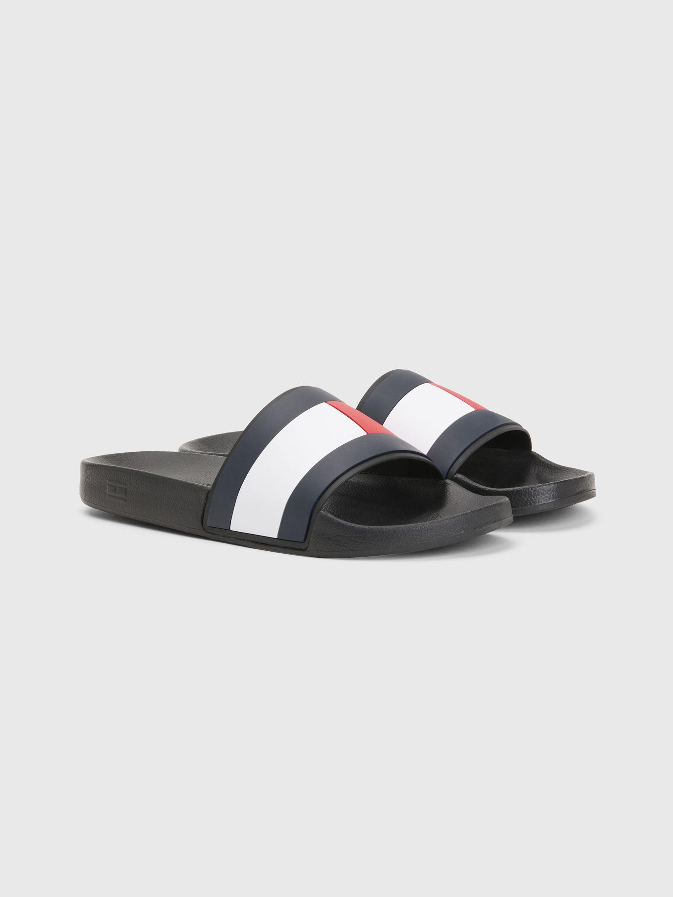 Sandalias Th Flag Logo Negro Tommy Hilfiger-0