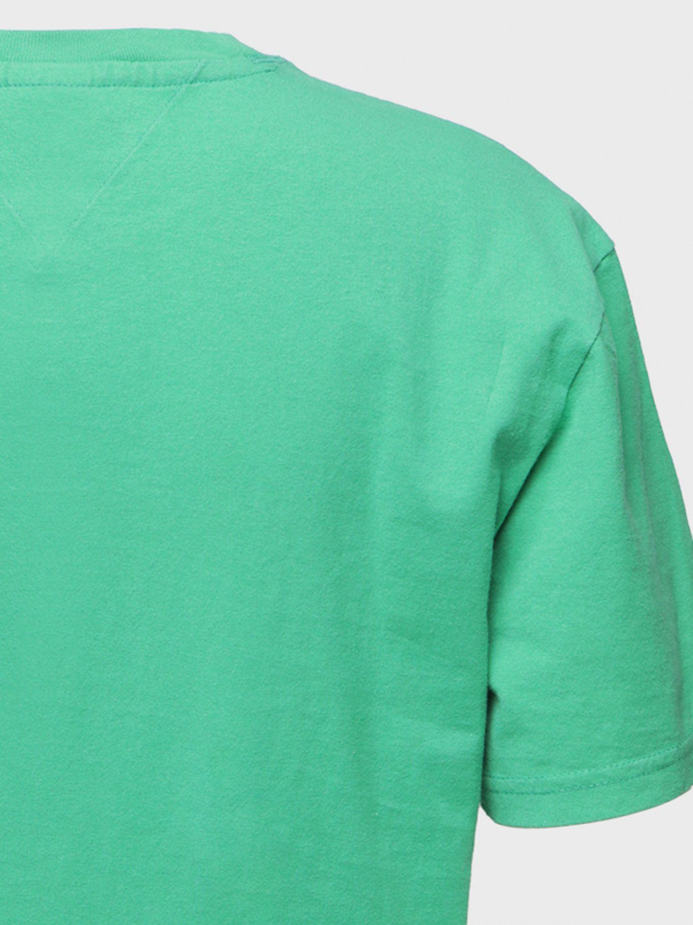 Polera Pop Logo Flag Verde Tommy Hilfiger-3