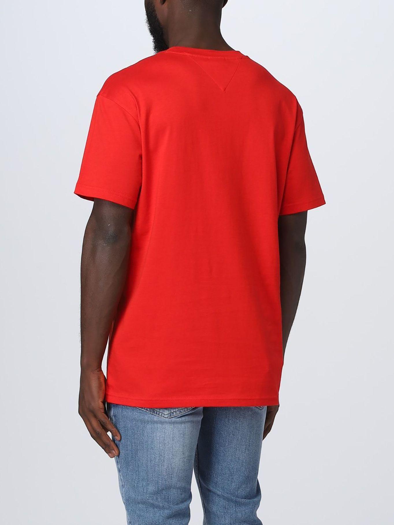 Polera Classic Linear Logo Rojo Tommy Jeans-2