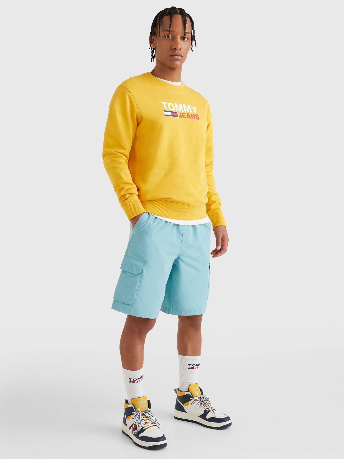 Polerón Corporate Logo Amarillo Tommy Jeans MY2-3