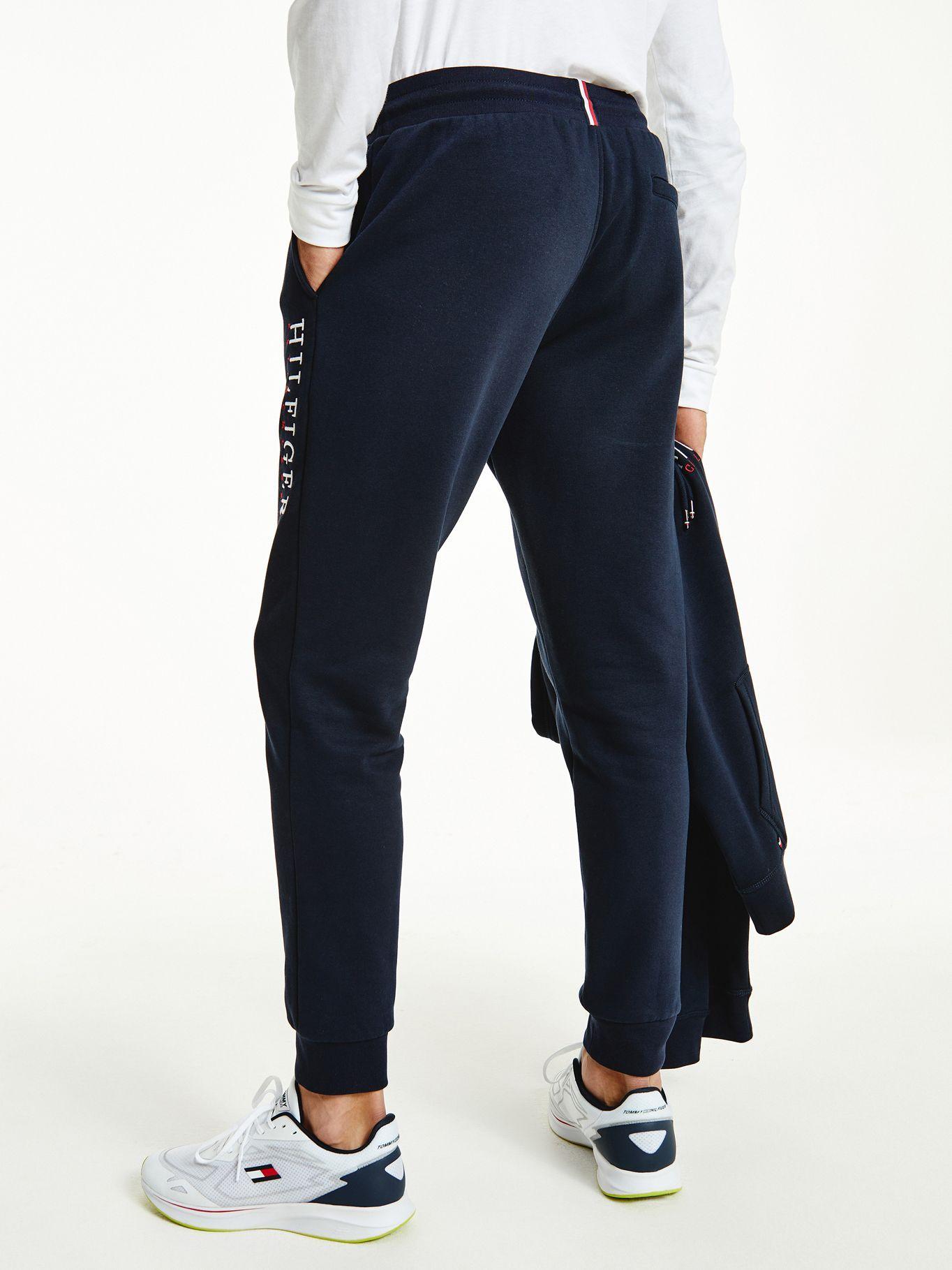 Jogger Signature Logo Azul Tommy Hilfiger A2-1