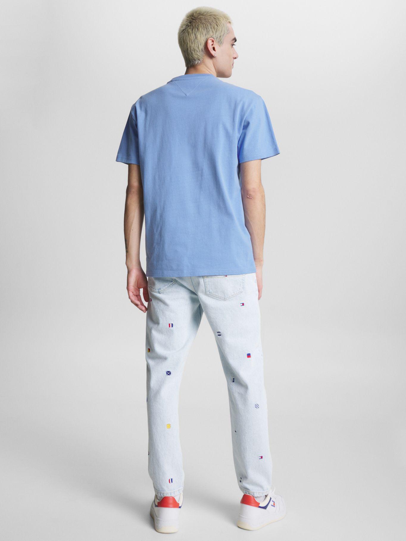 Polera Classic Parche Celeste Tommy Jeans-2