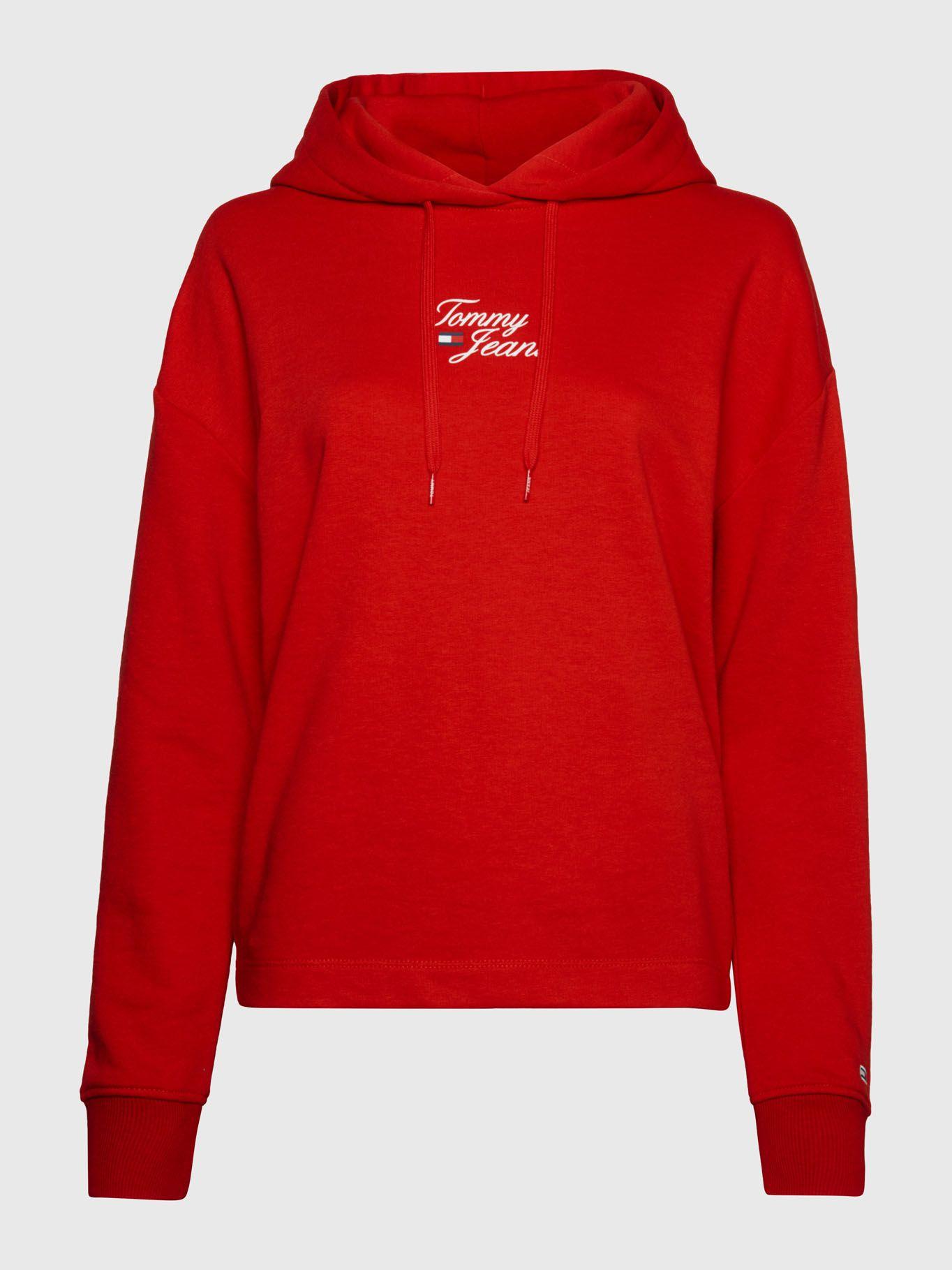 Polerón Hoodie Essential Rojo Tommy Jeans-4